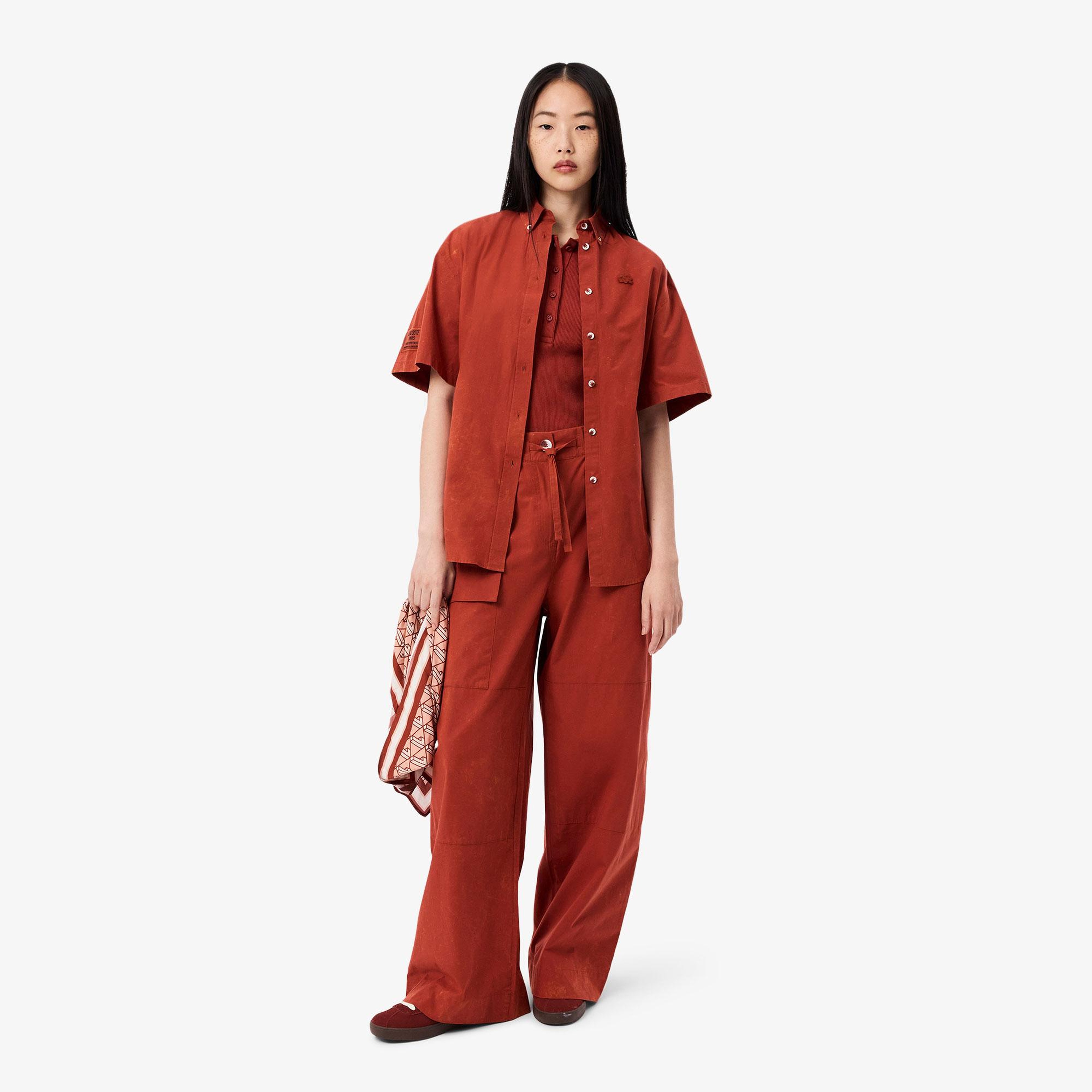 Lacoste L.12.D Kadın Slim Fit Kırmızı Polo