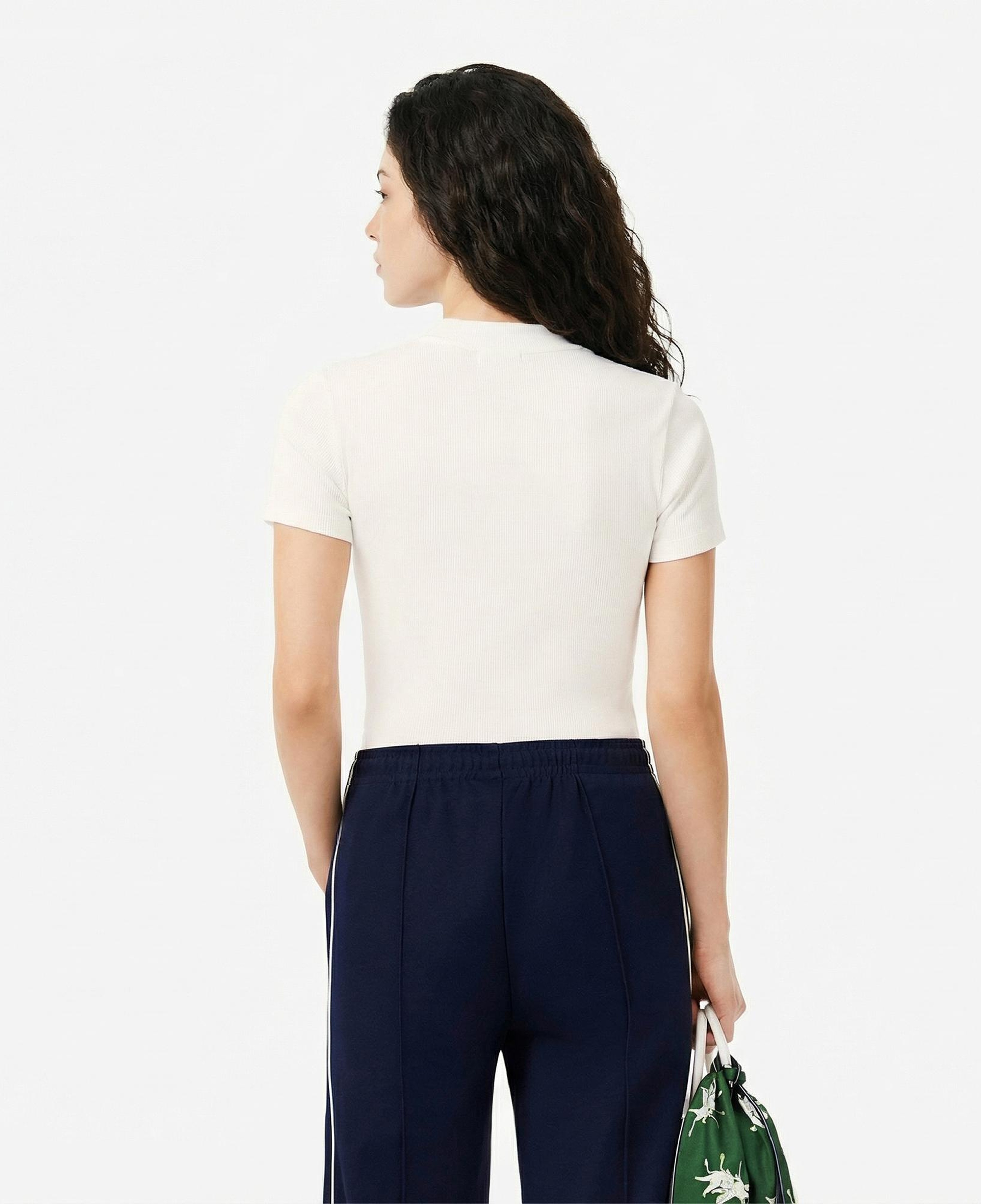 Lacoste L.12.D Kadın Slim Fit Beyaz Polo