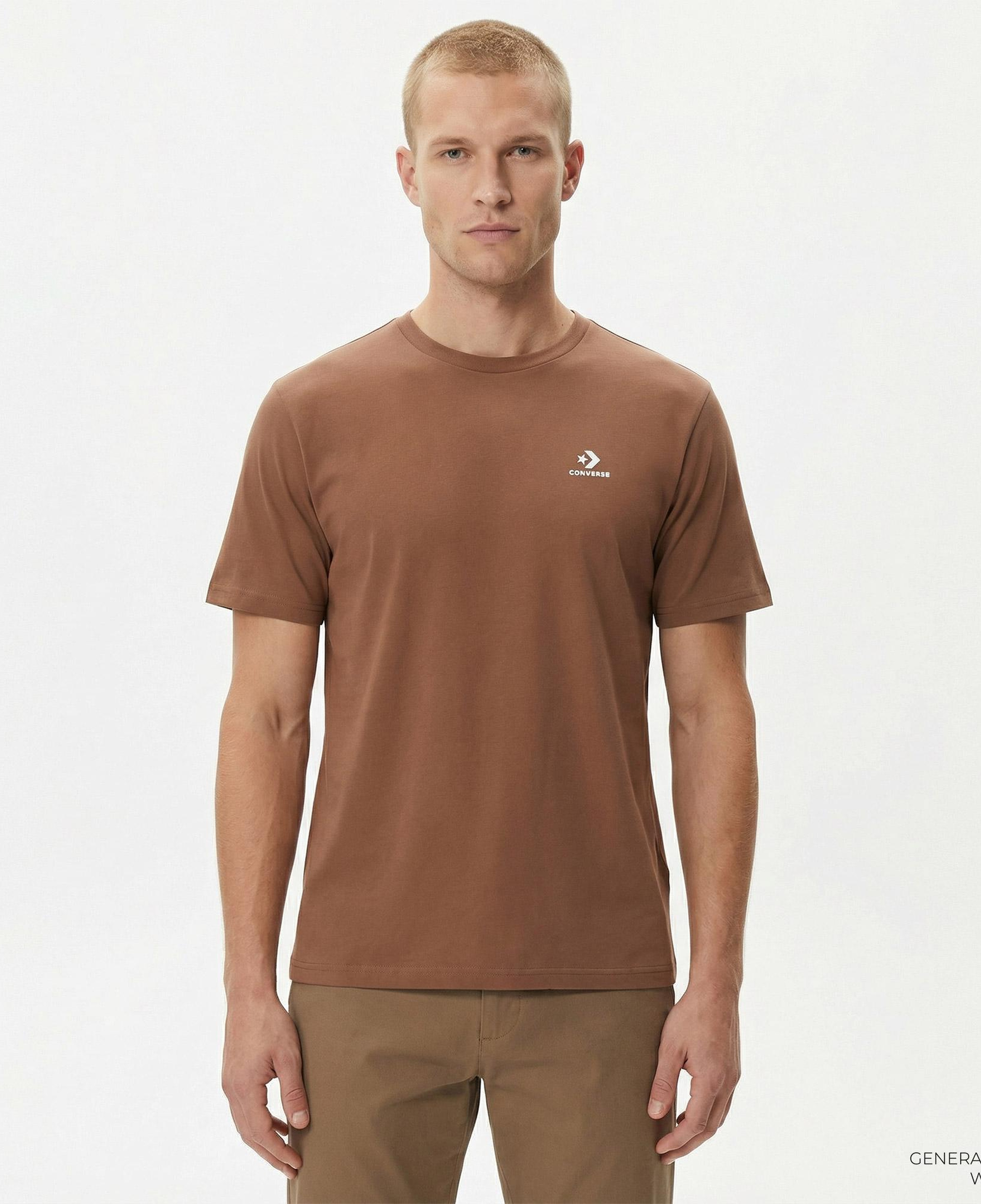 Converse Go-To Unisex Kahverengi T-Shirt