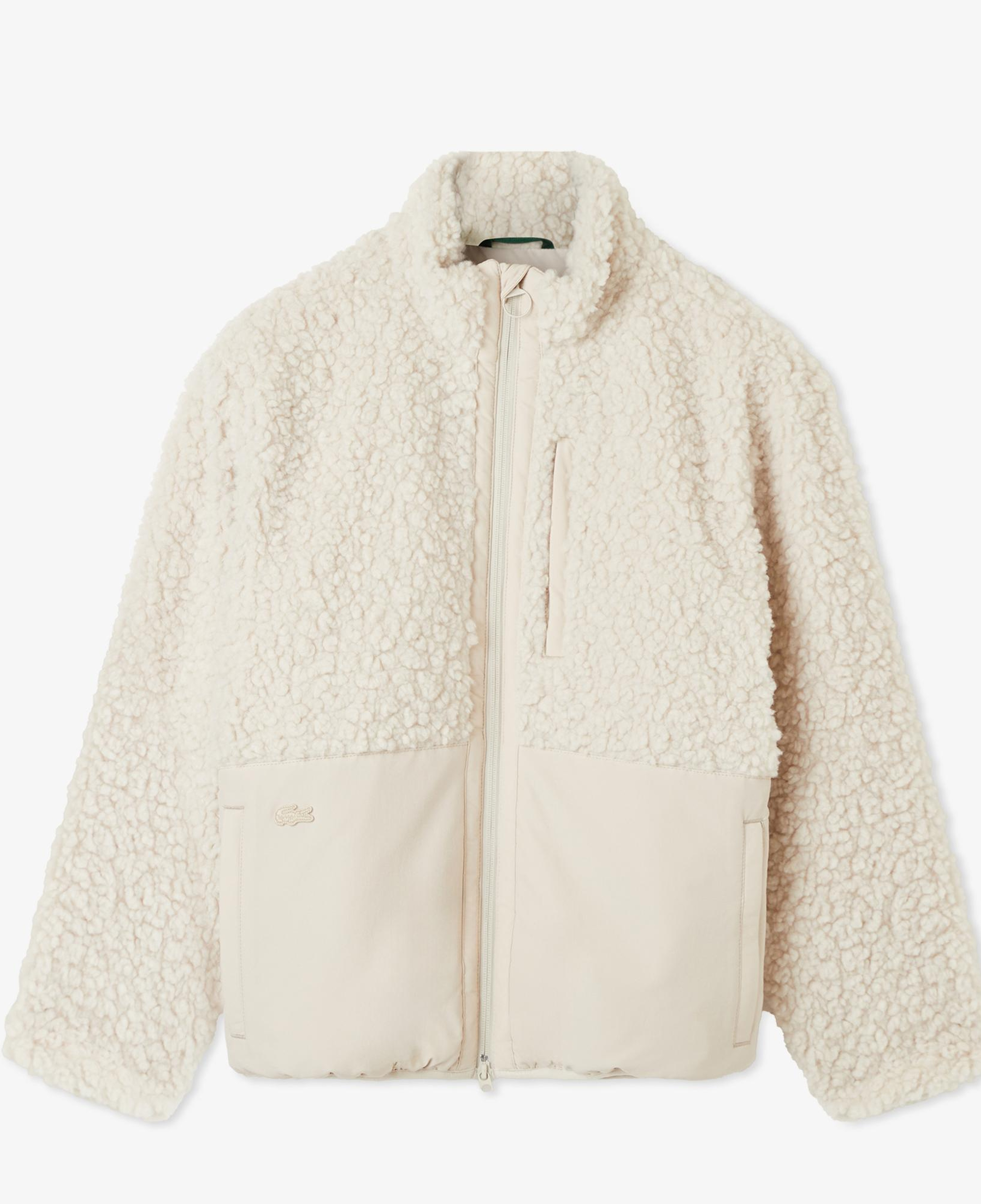 Lacoste Kadın Dik Yaka Beyaz Ceket