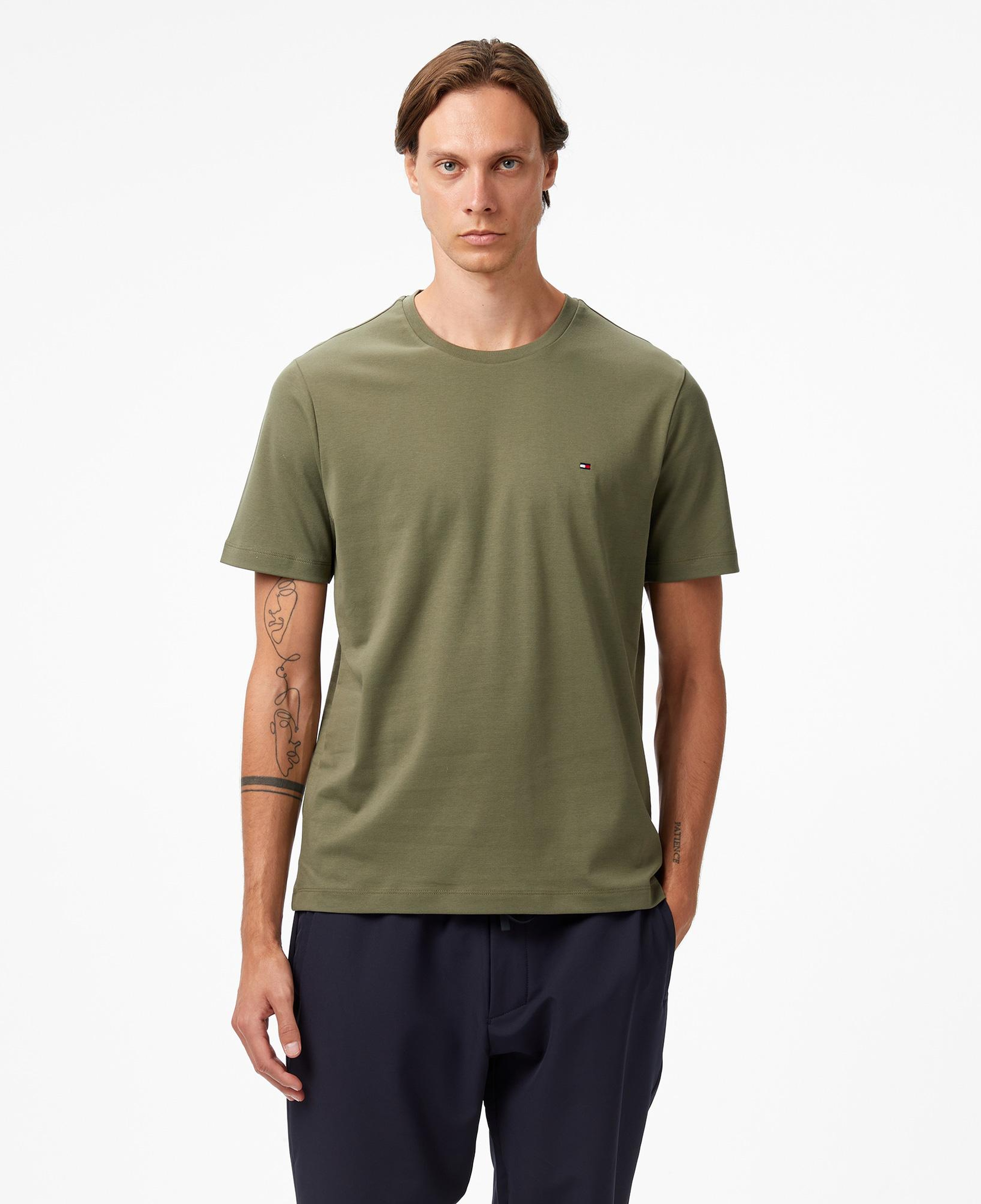 Tommy Hilfiger Light Interlock Erkek Yeşil T-Shirt