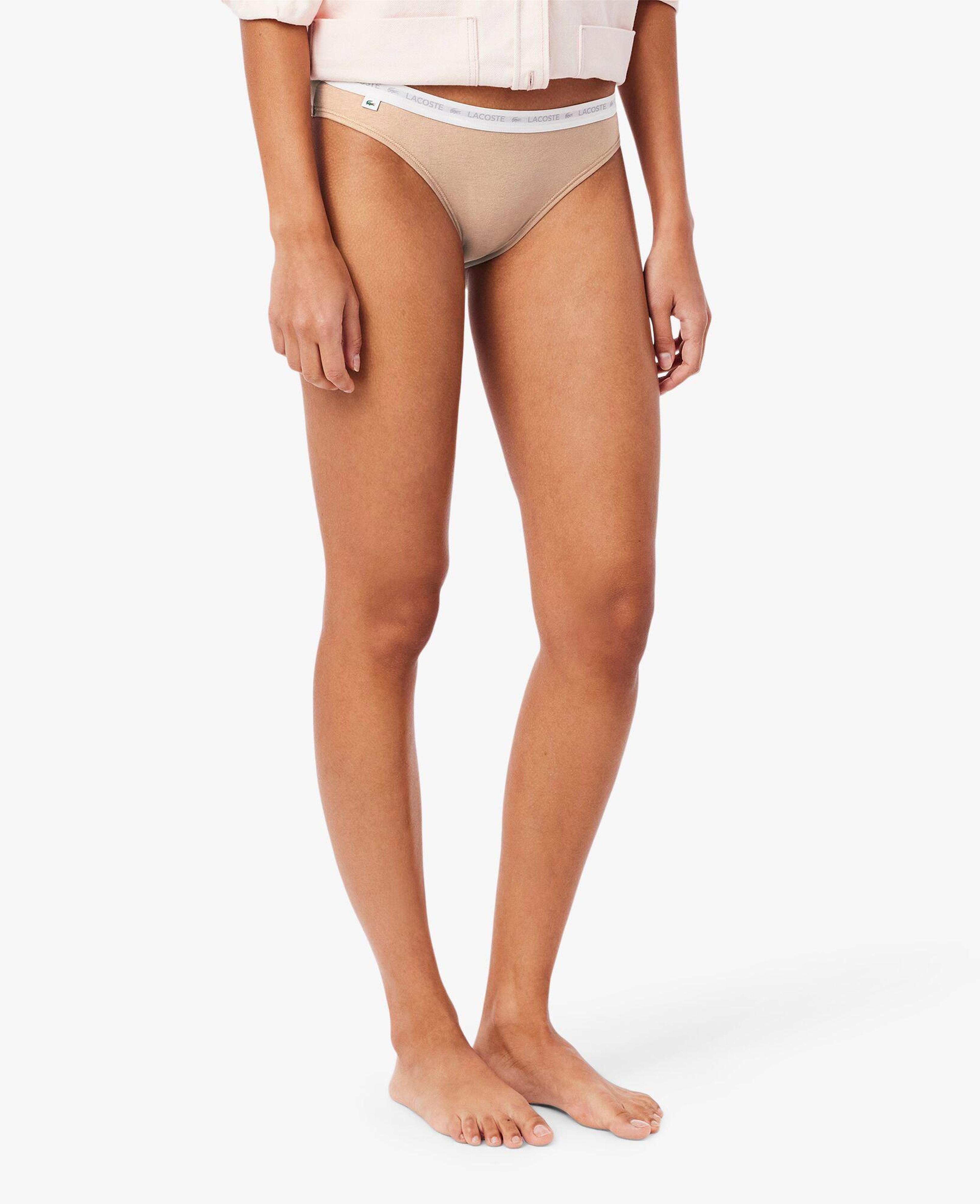Lacoste Kadın 3'lü Bej Külot