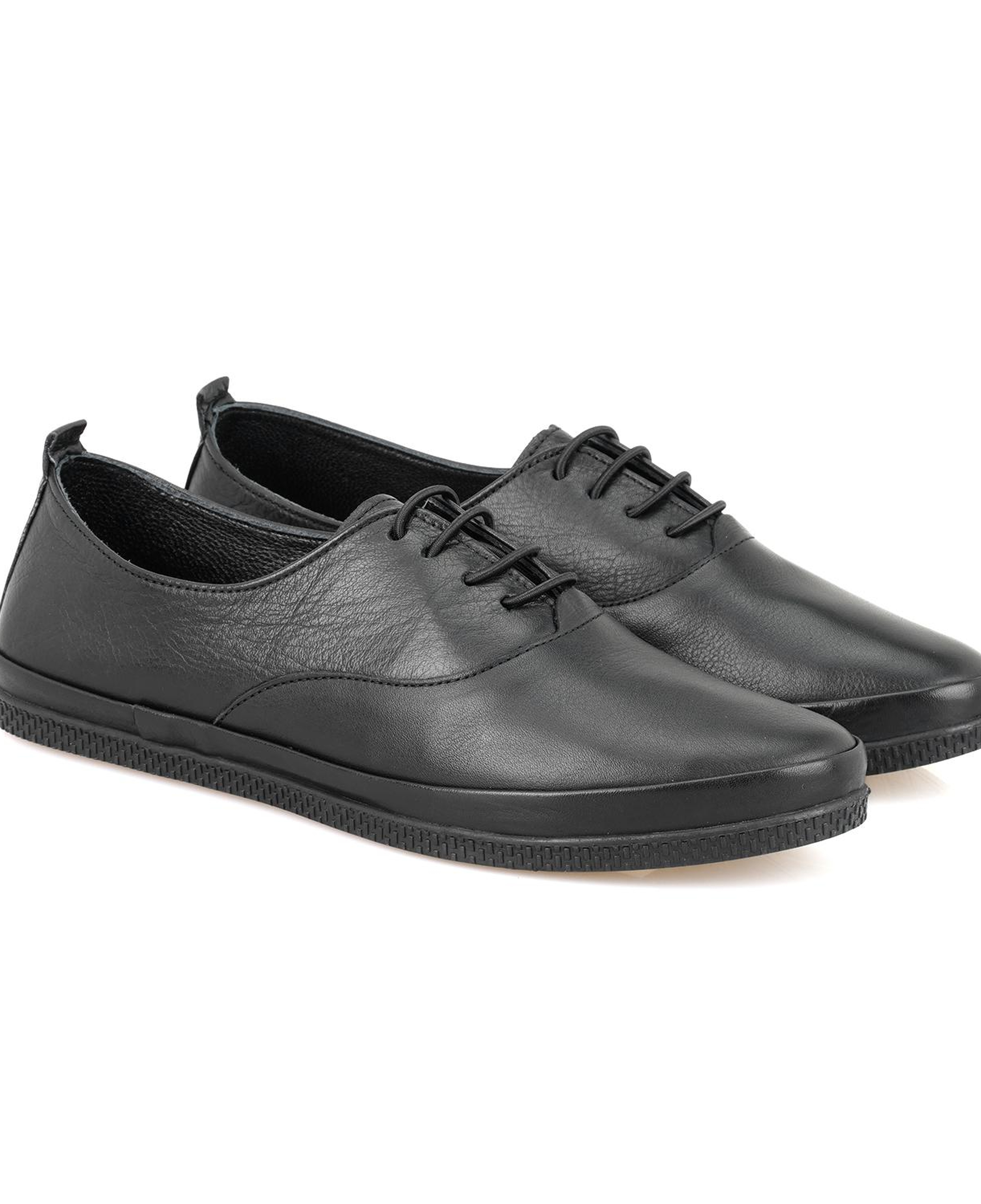 Kadın Siyah Deri DesaComfort Günlük Ayakkabı