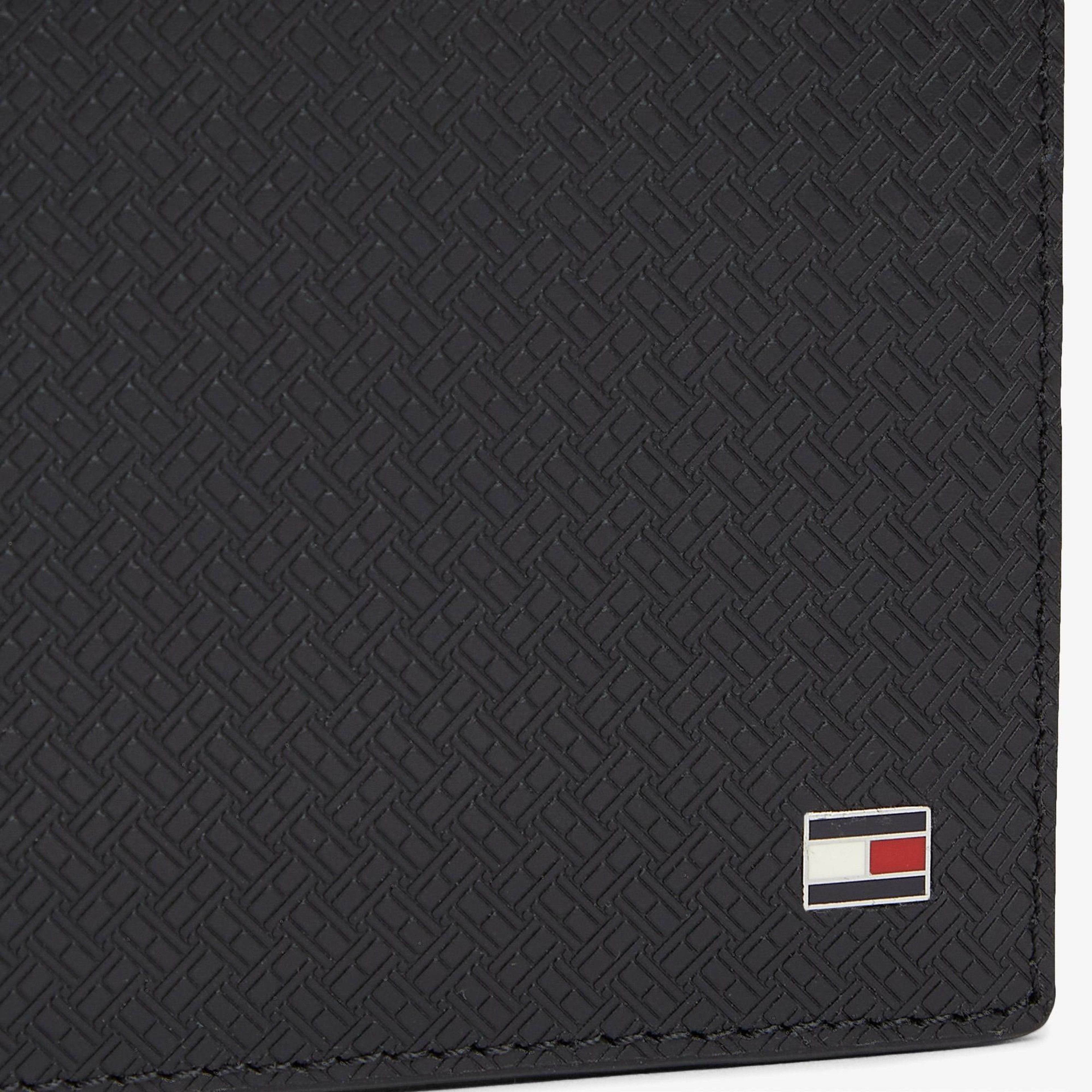 Tommy Hilfiger Emboss Erkek Siyah Cüzdan