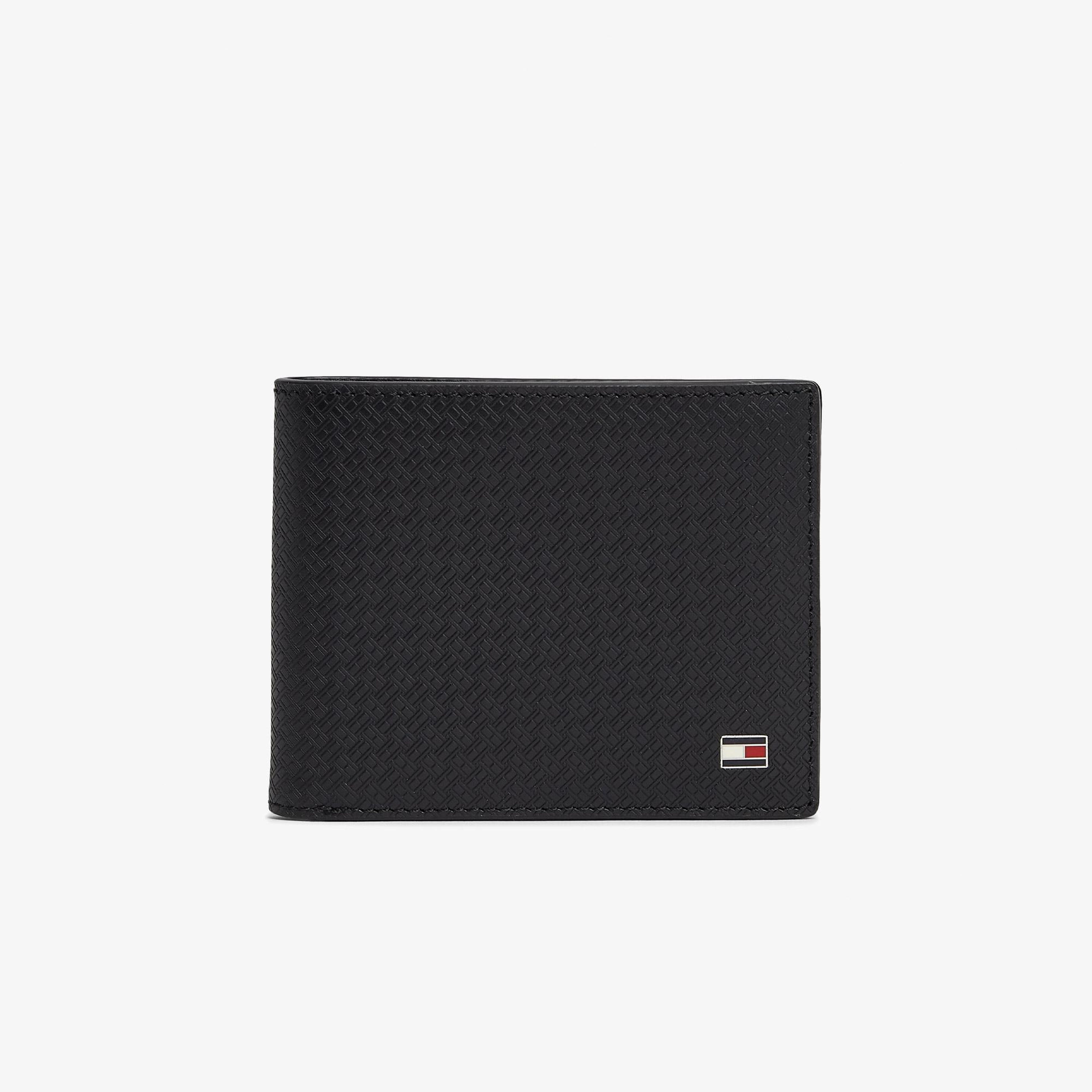 Tommy Hilfiger Emboss Erkek Siyah Cüzdan