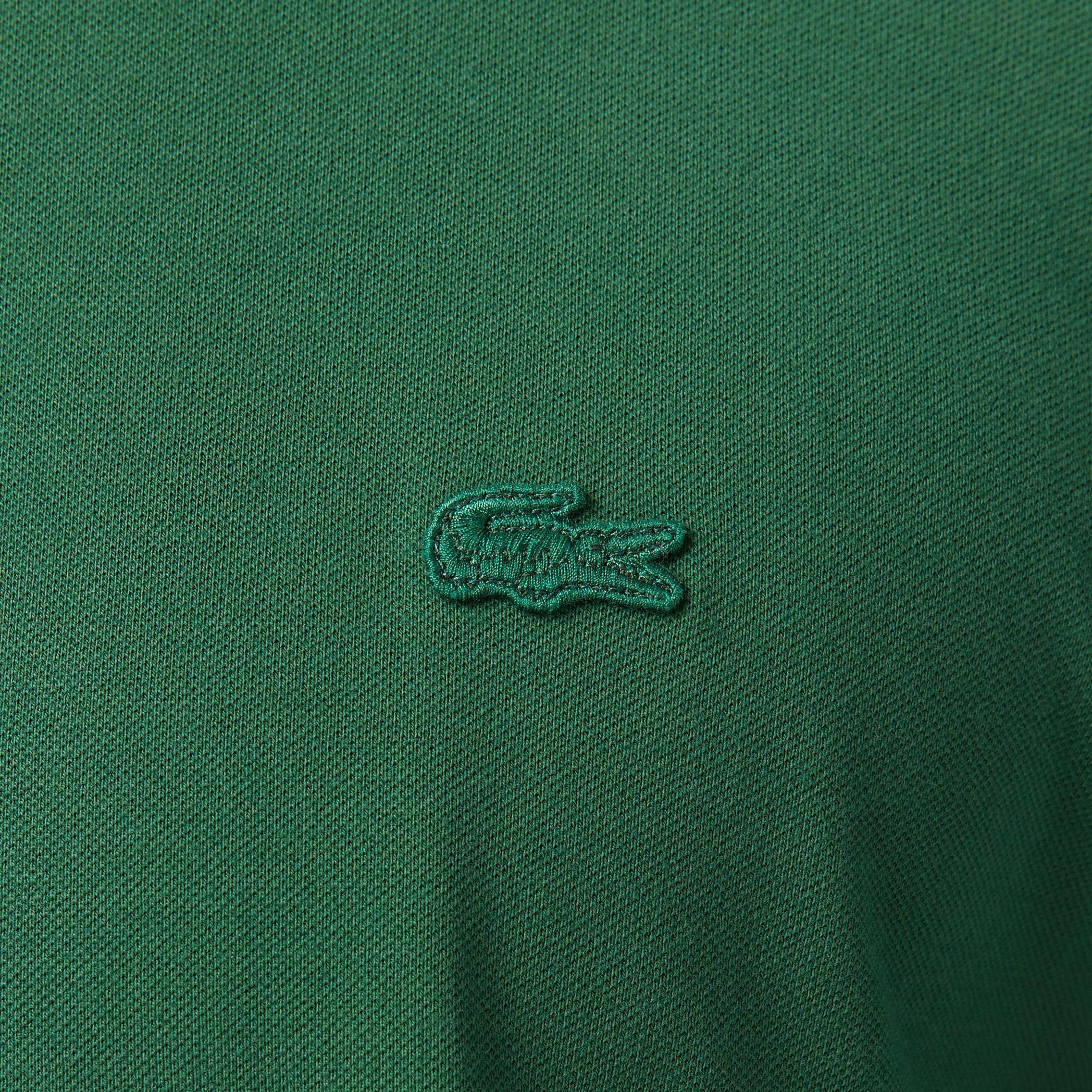 Lacoste Erkek Regular Fit Bisiklet Yaka Yeşil T-Shirt