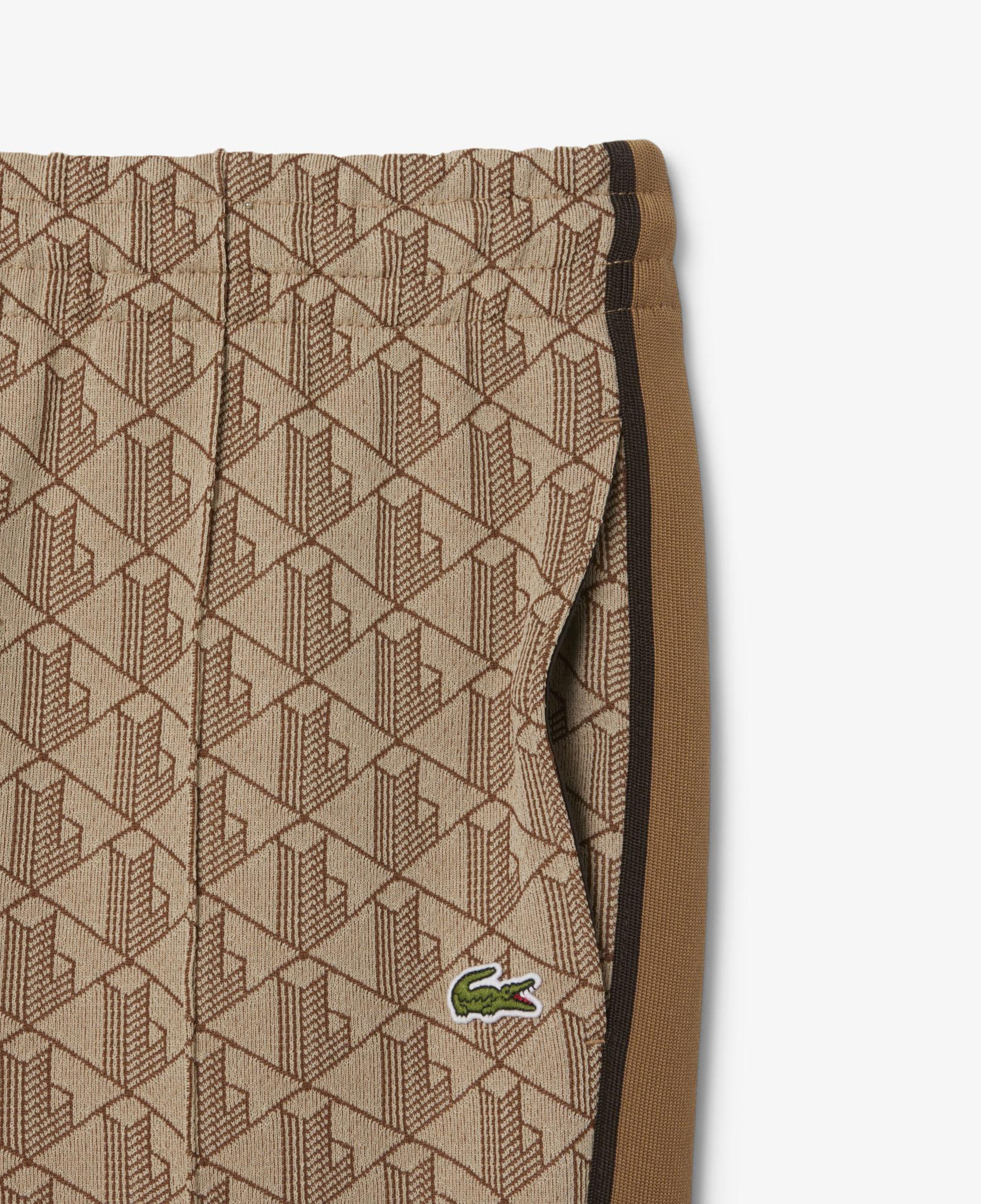 Lacoste Paris Erkek Regular Fit Monogram Açık Kahverengi Eşofman Altı