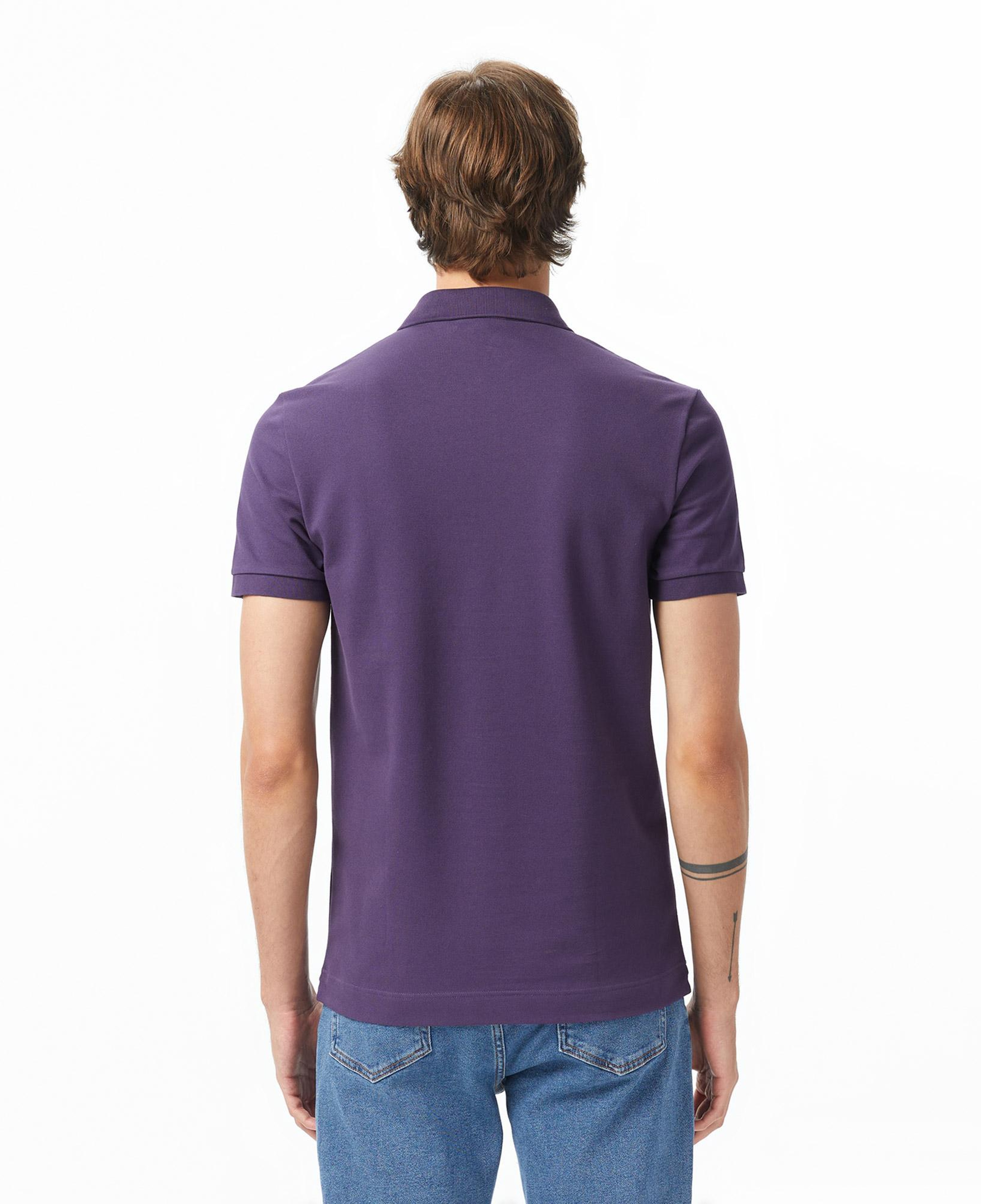 Lacoste Paris Erkek Regular Fit Mor Polo