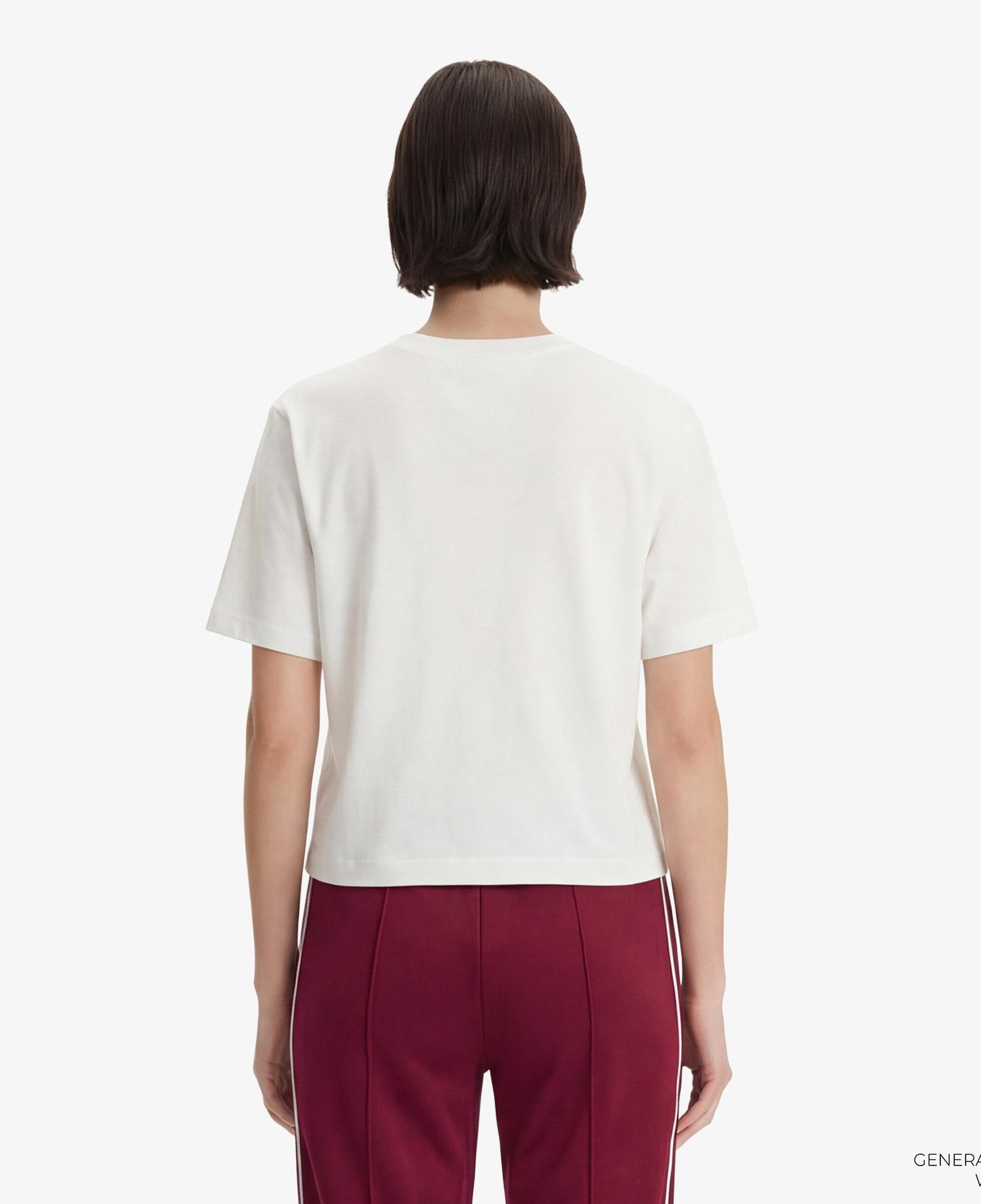 Tommy Hilfiger Badge Kadın Beyaz T-Shirt