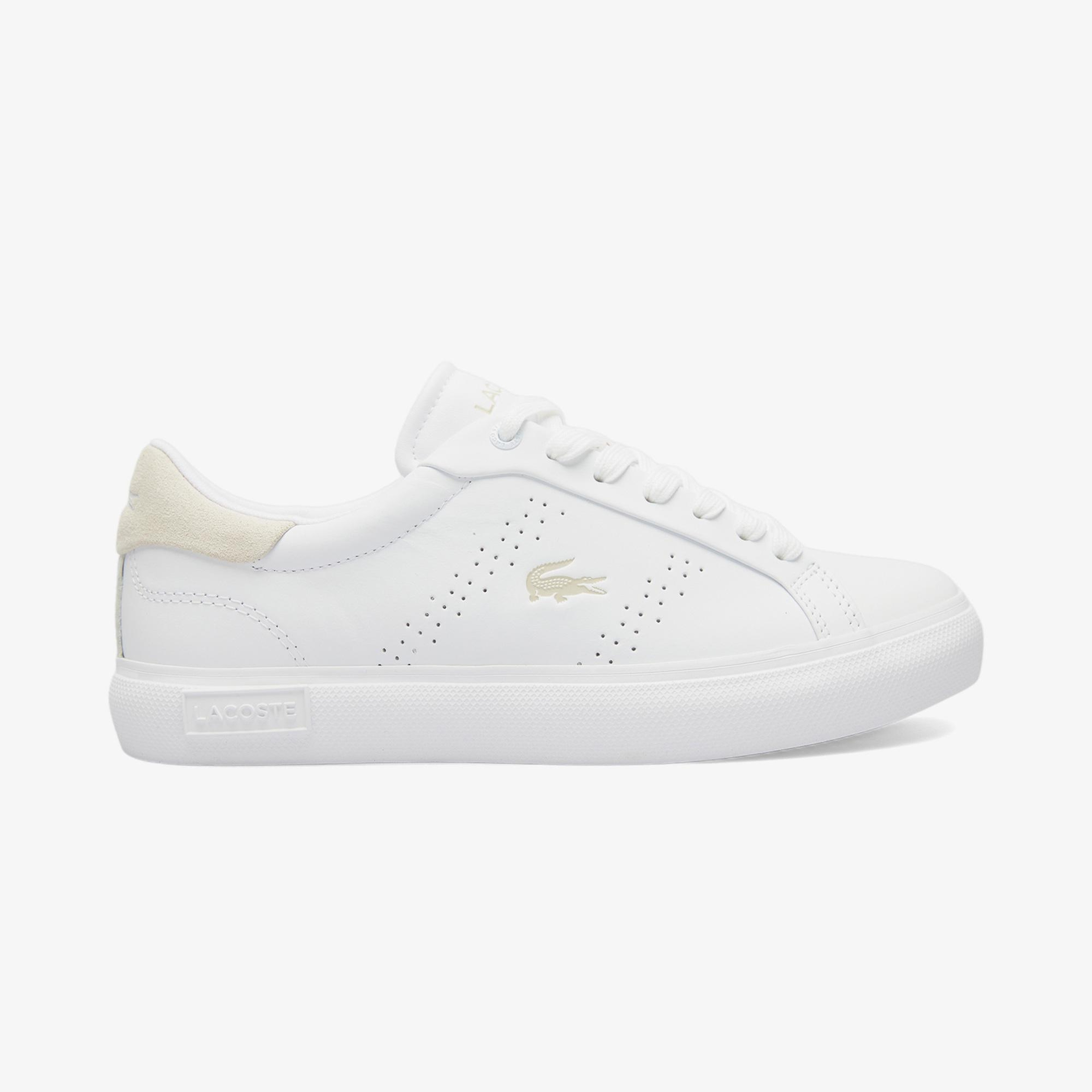 Lacoste Powercourt 2.0 Kadın Beyaz Sneaker
