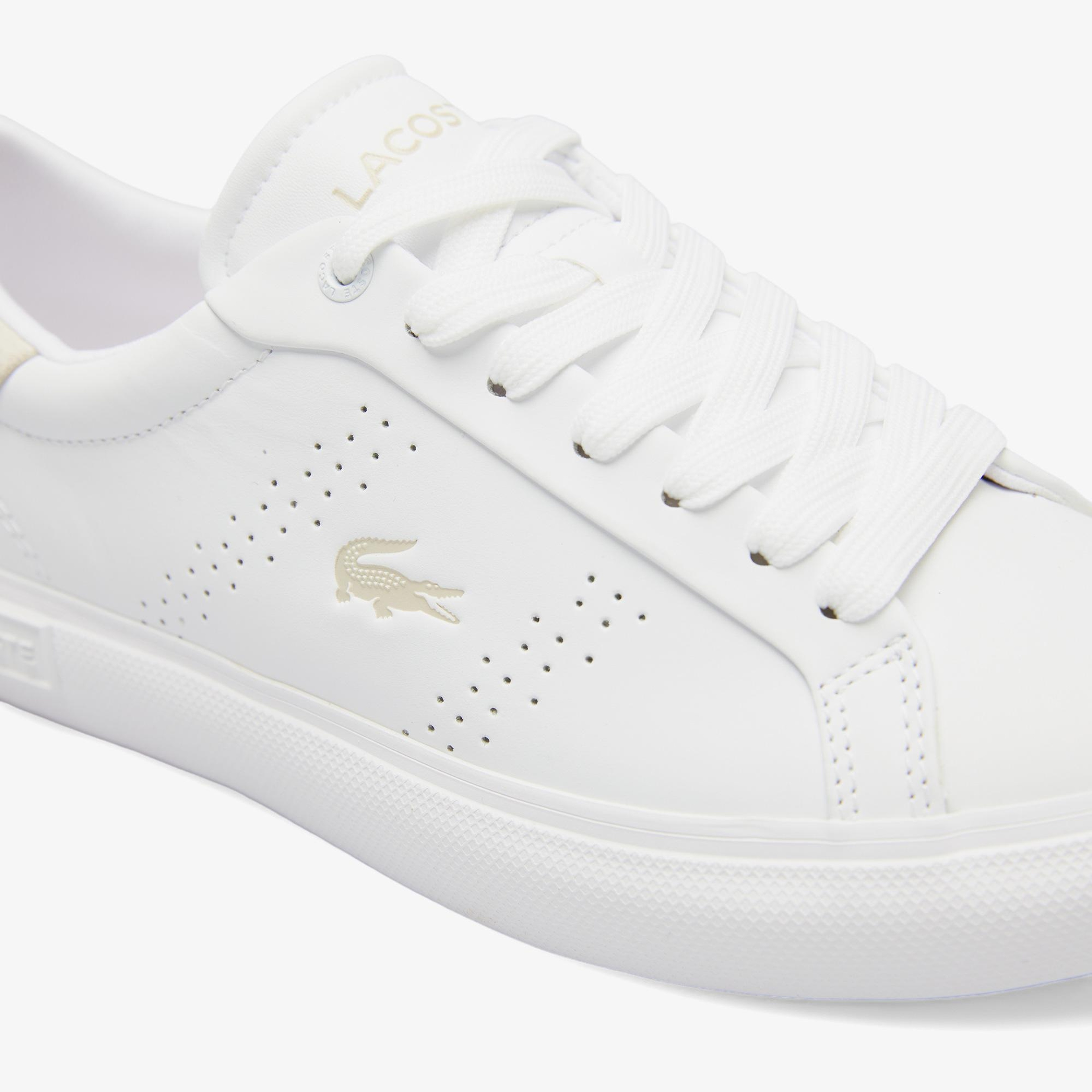 Lacoste Powercourt 2.0 Kadın Beyaz Sneaker