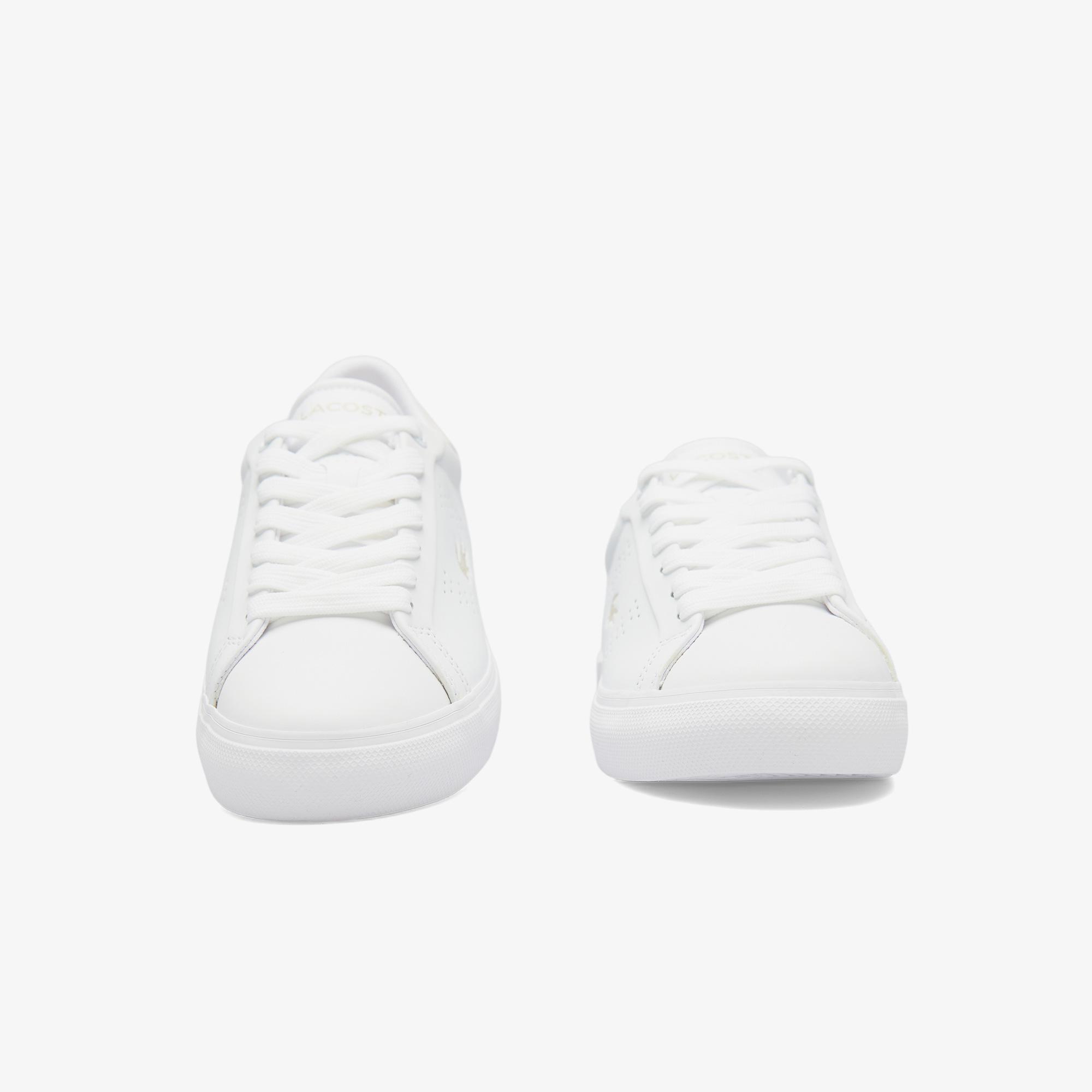 Lacoste Powercourt 2.0 Kadın Beyaz Sneaker