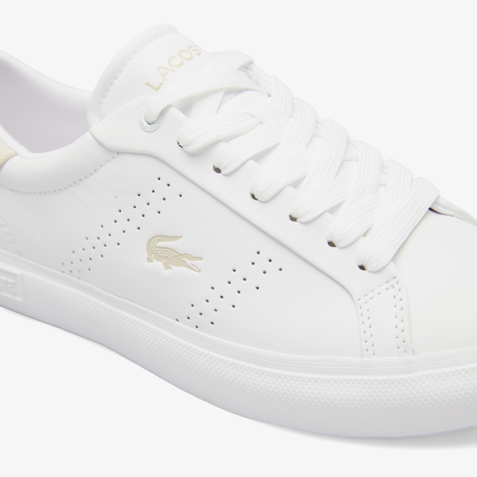 Lacoste Powercourt 2.0 Kadın Beyaz Sneaker