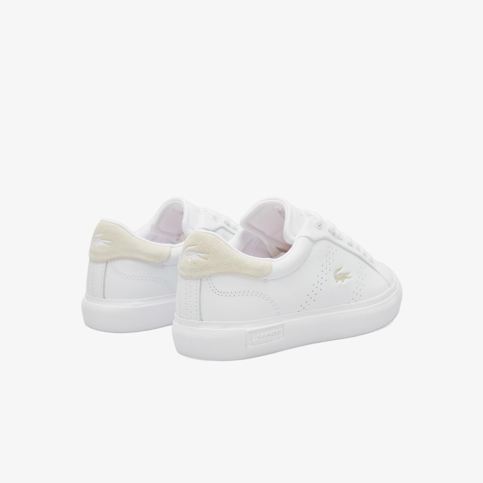 Lacoste Powercourt 2.0 Kadın Beyaz Sneaker