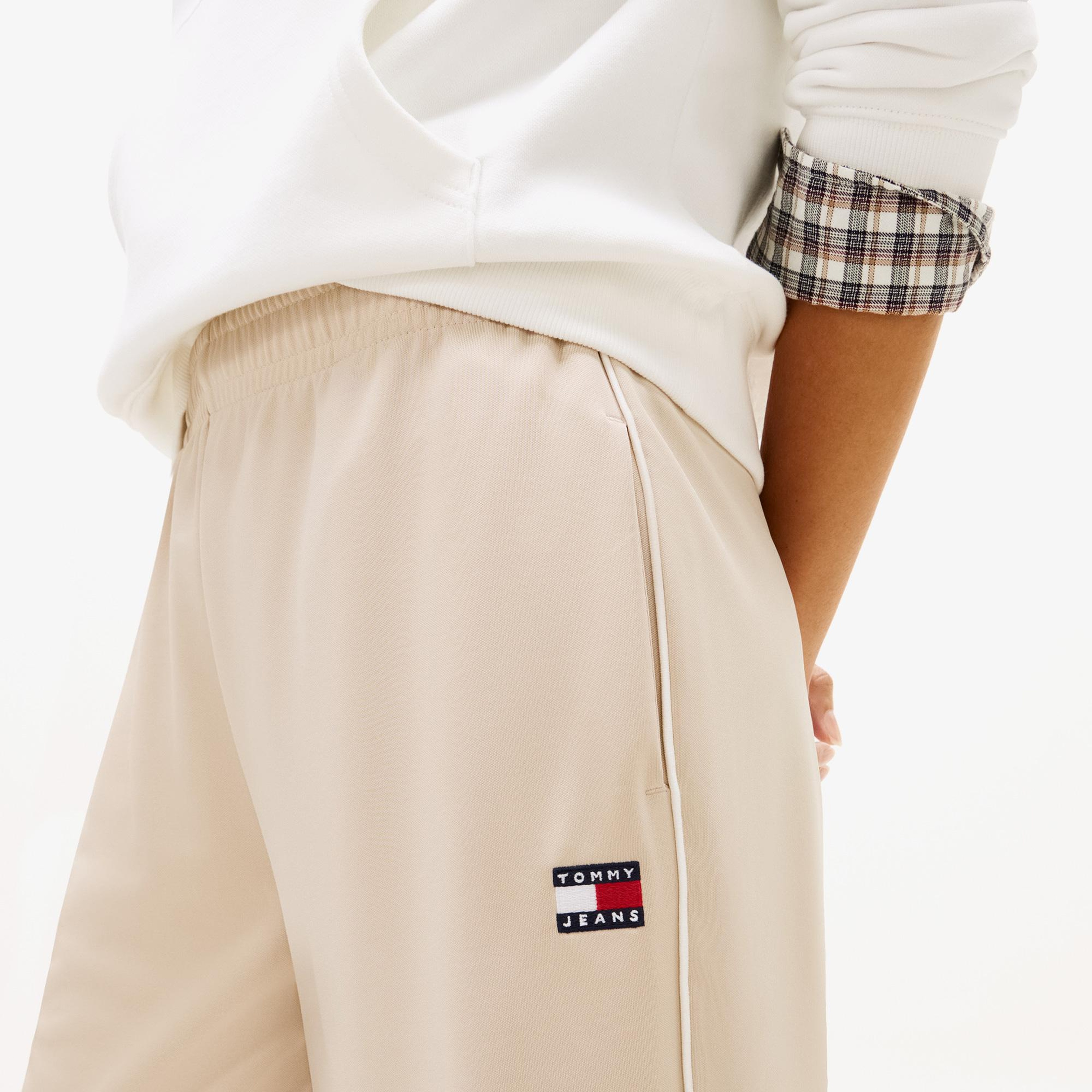 Tommy Hilfiger Badge Kadın Bej Eşofman Altı