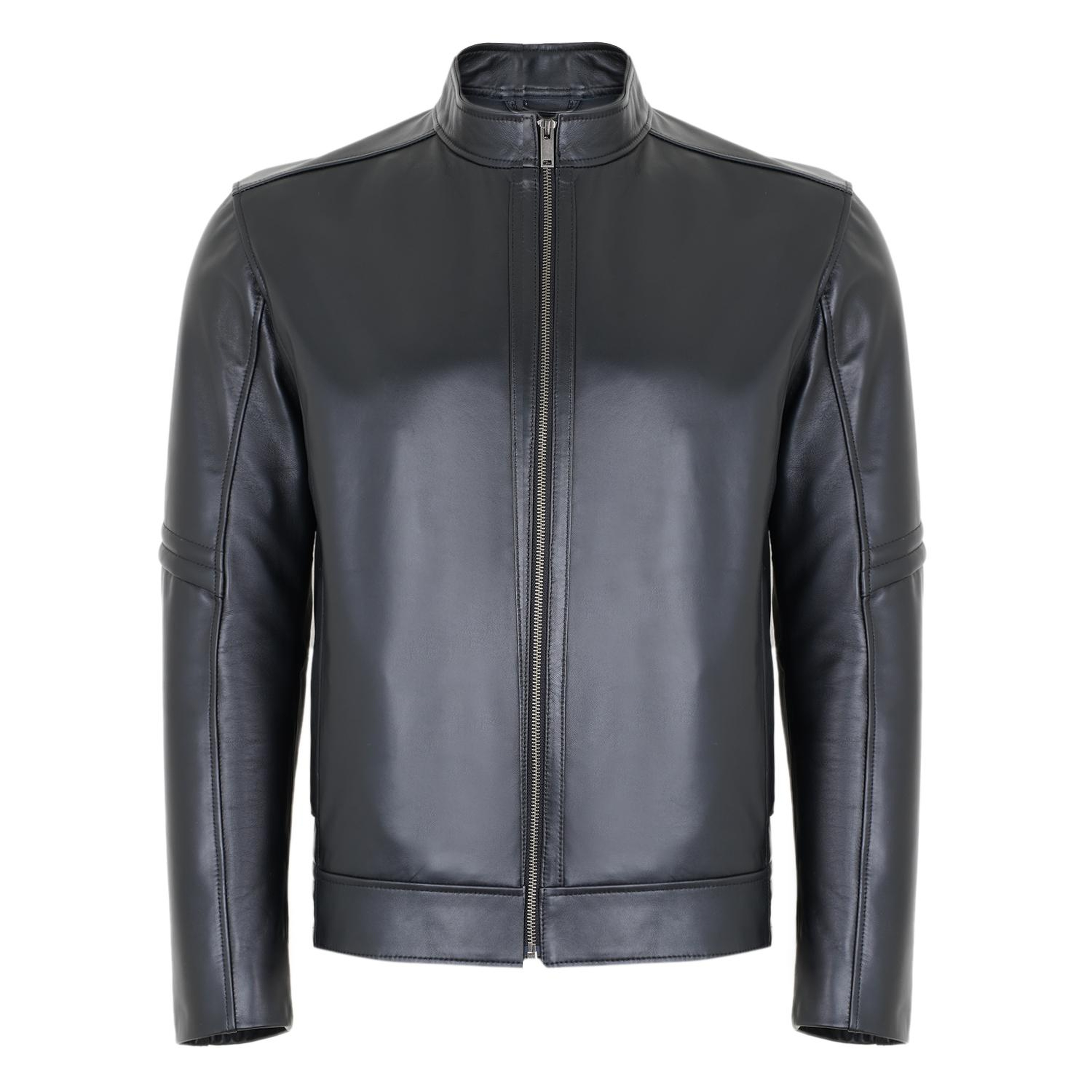 Agostino Siyah Erkek Deri Ceket