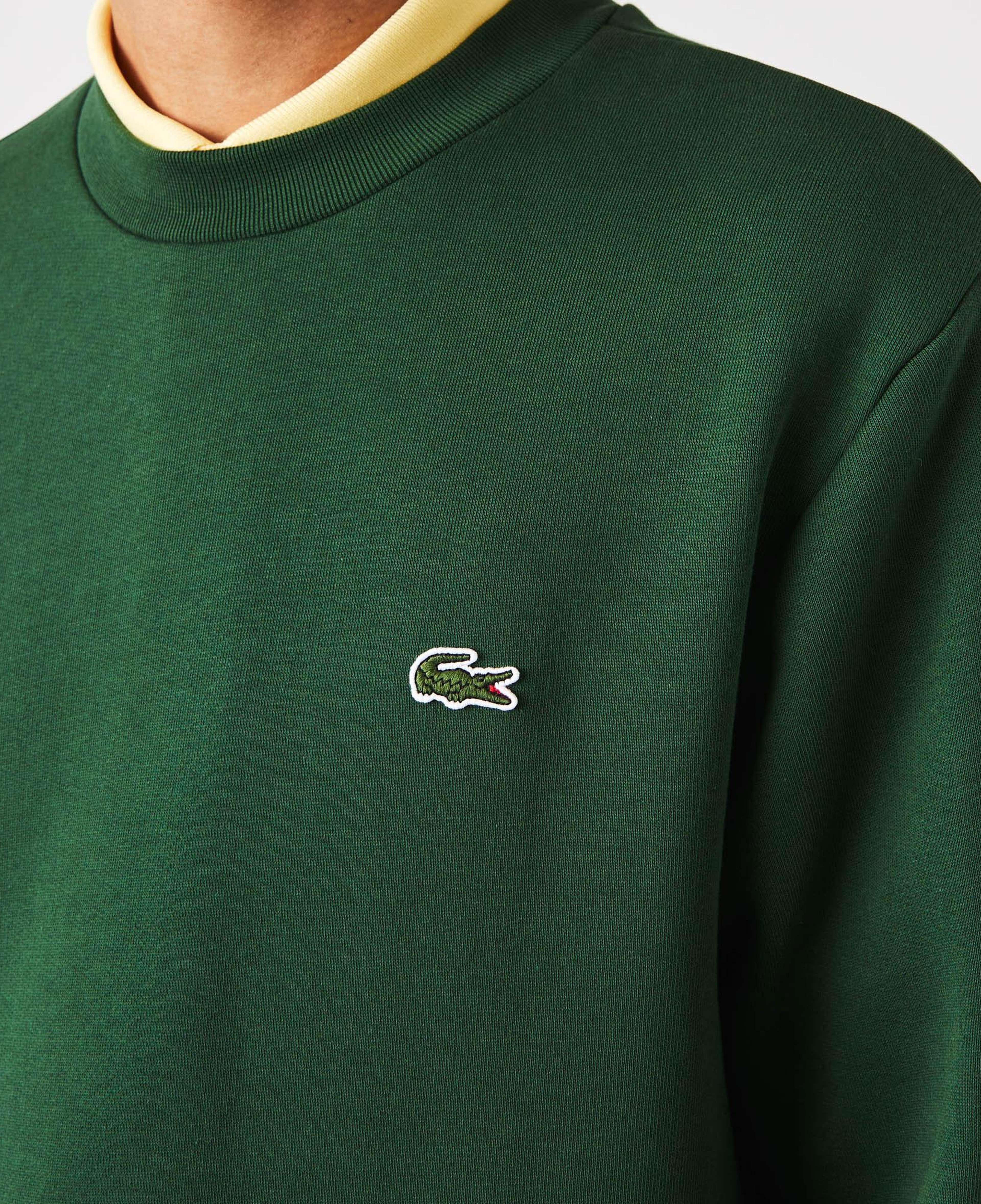 Lacoste Erkek Classic Fit Bisiklet Yaka Yeşil Sweatshirt