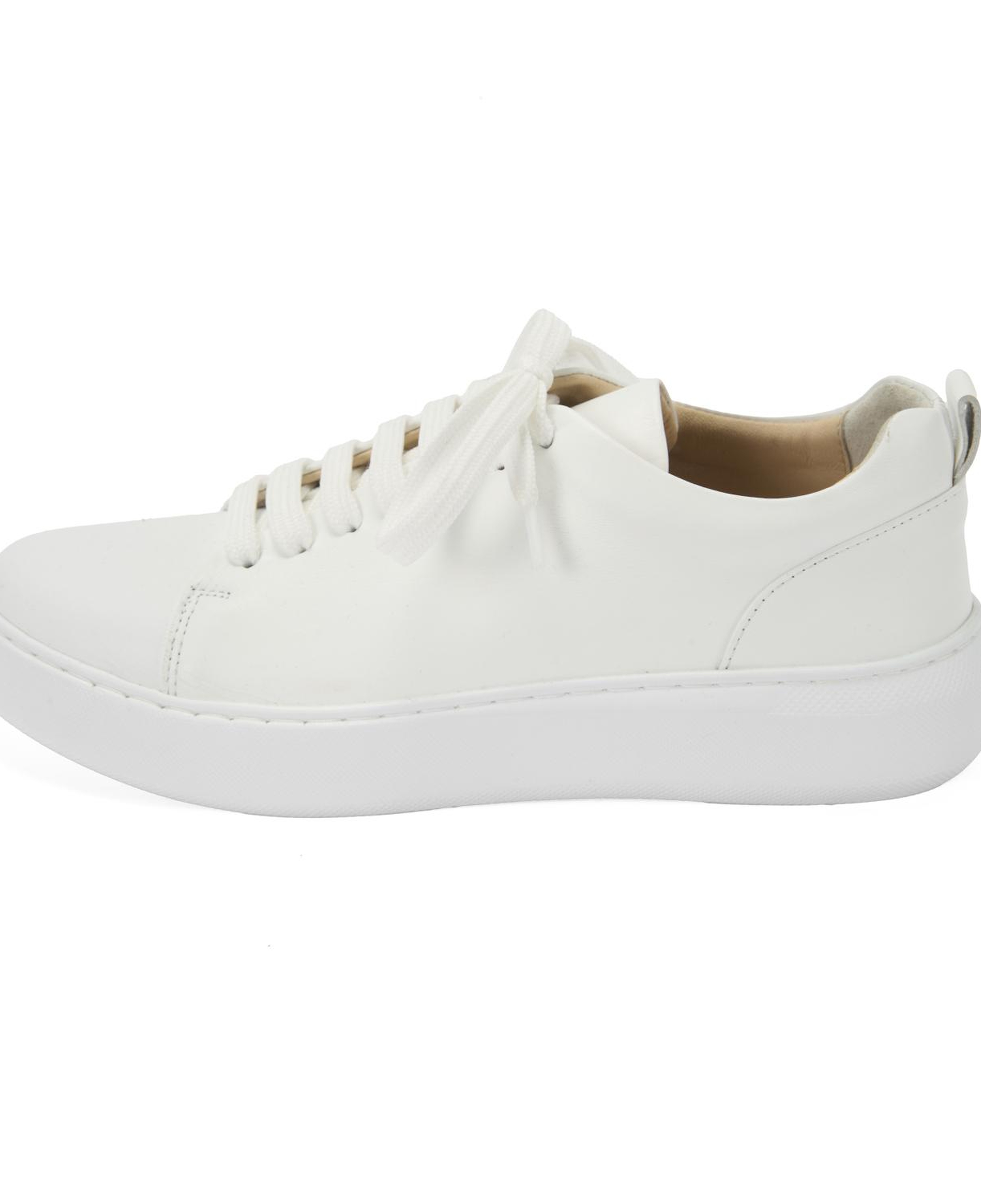 Kadın Beyaz Deri Spor Ayakkabı