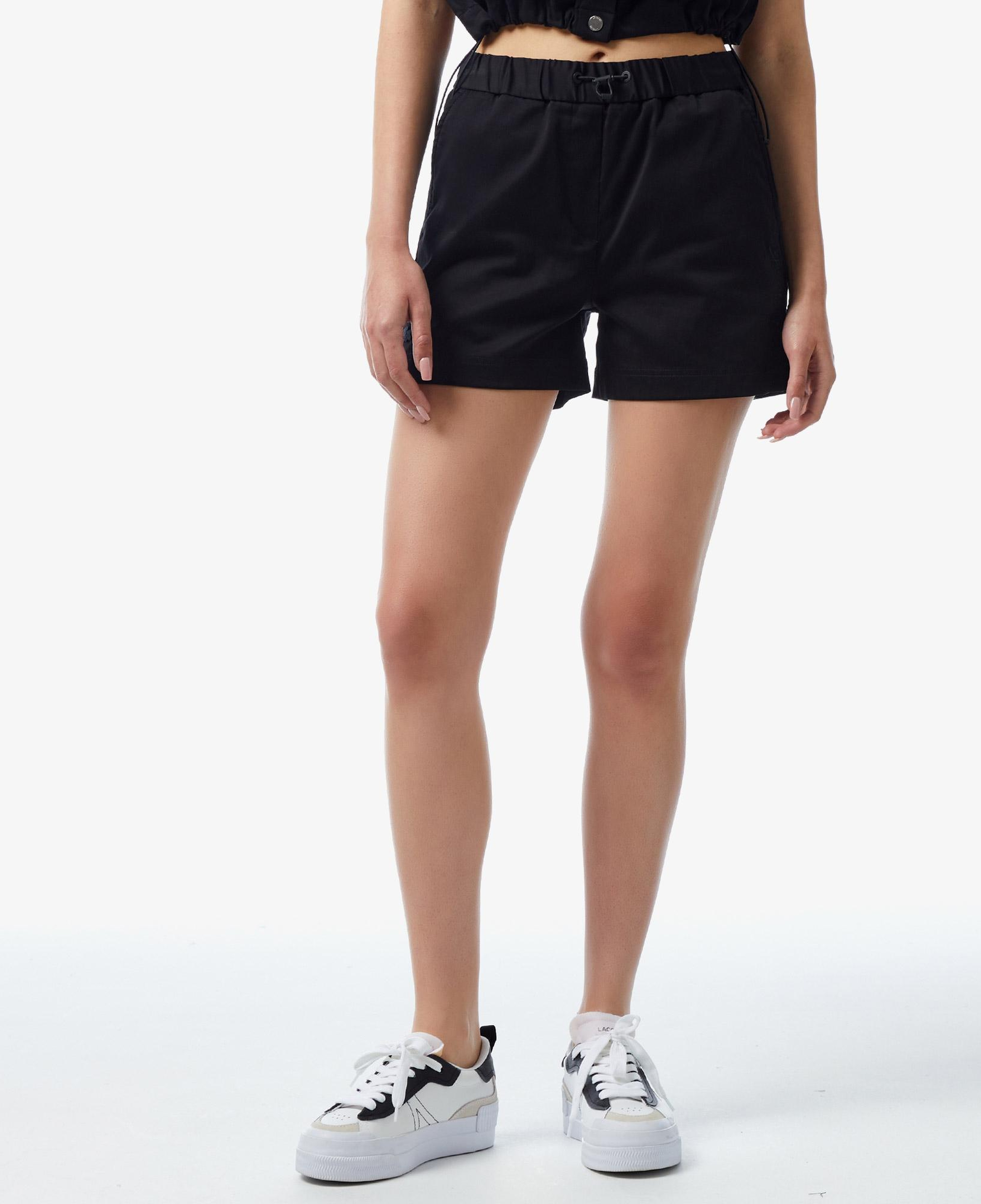 Lacoste Kadın Regular Fit Siyah Şort