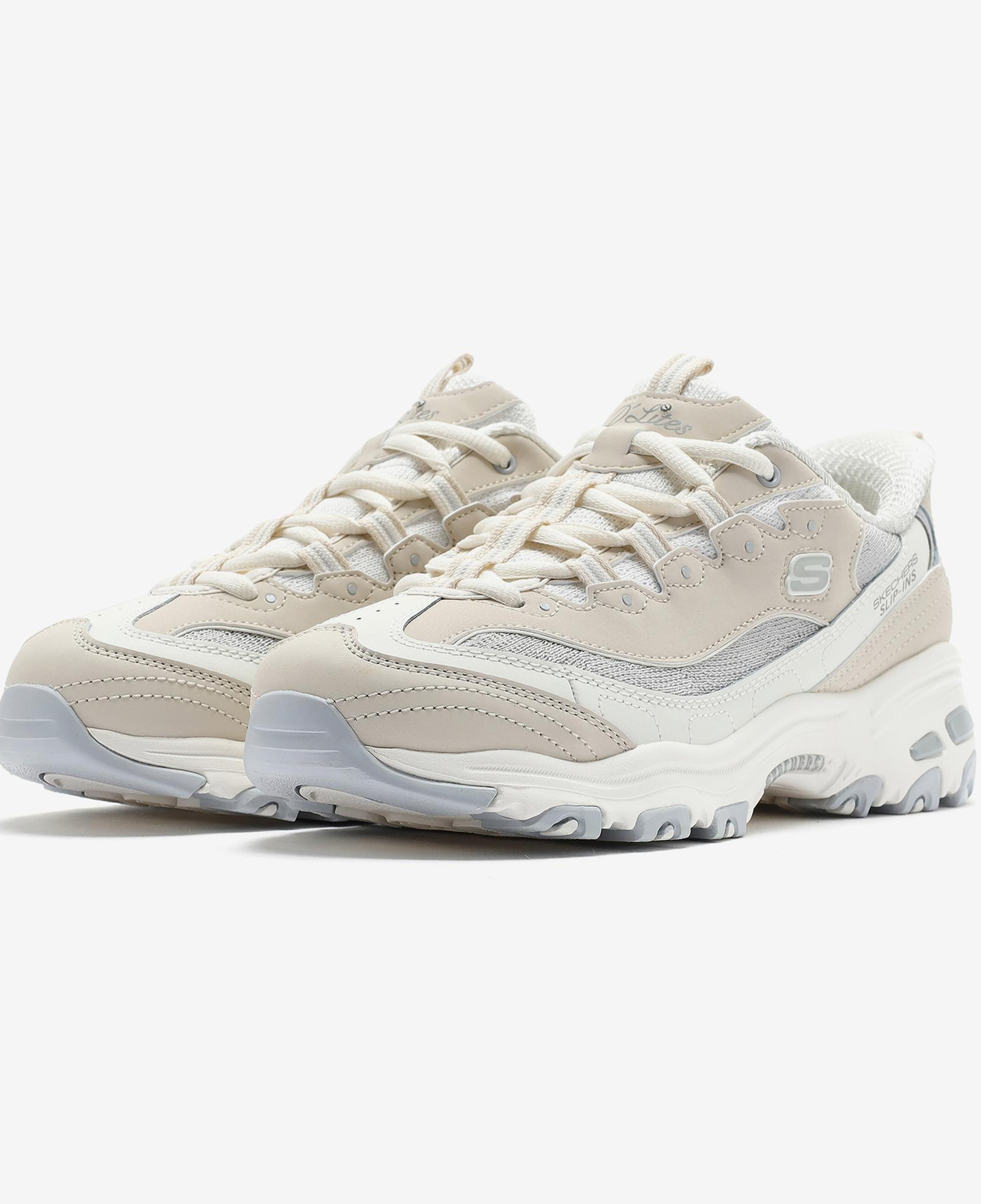 Skechers D'lites Smooth Nostalgıa Kadın Beyaz Sneaker