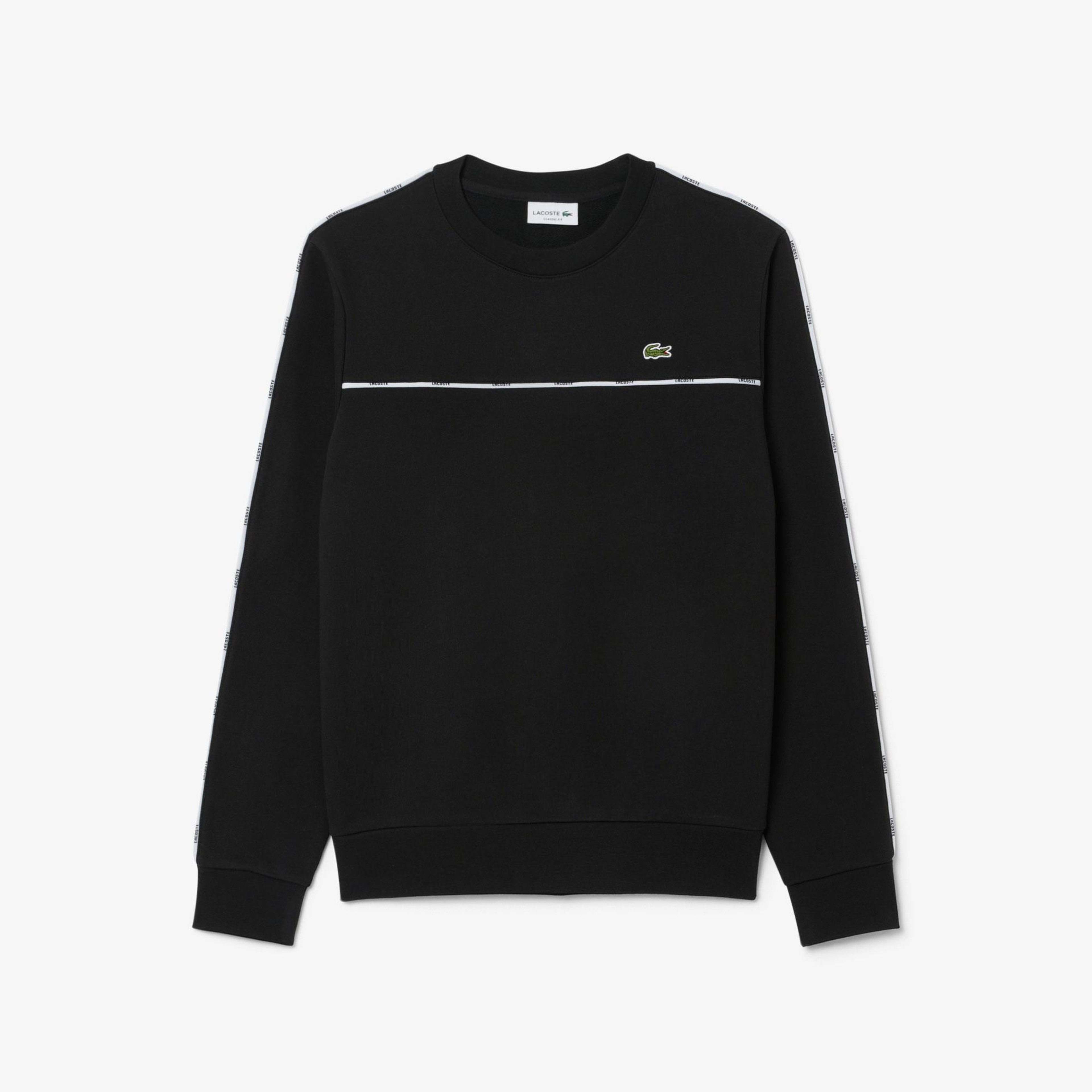 Lacoste Erkek Classic Fit Siyah Sweatshirt