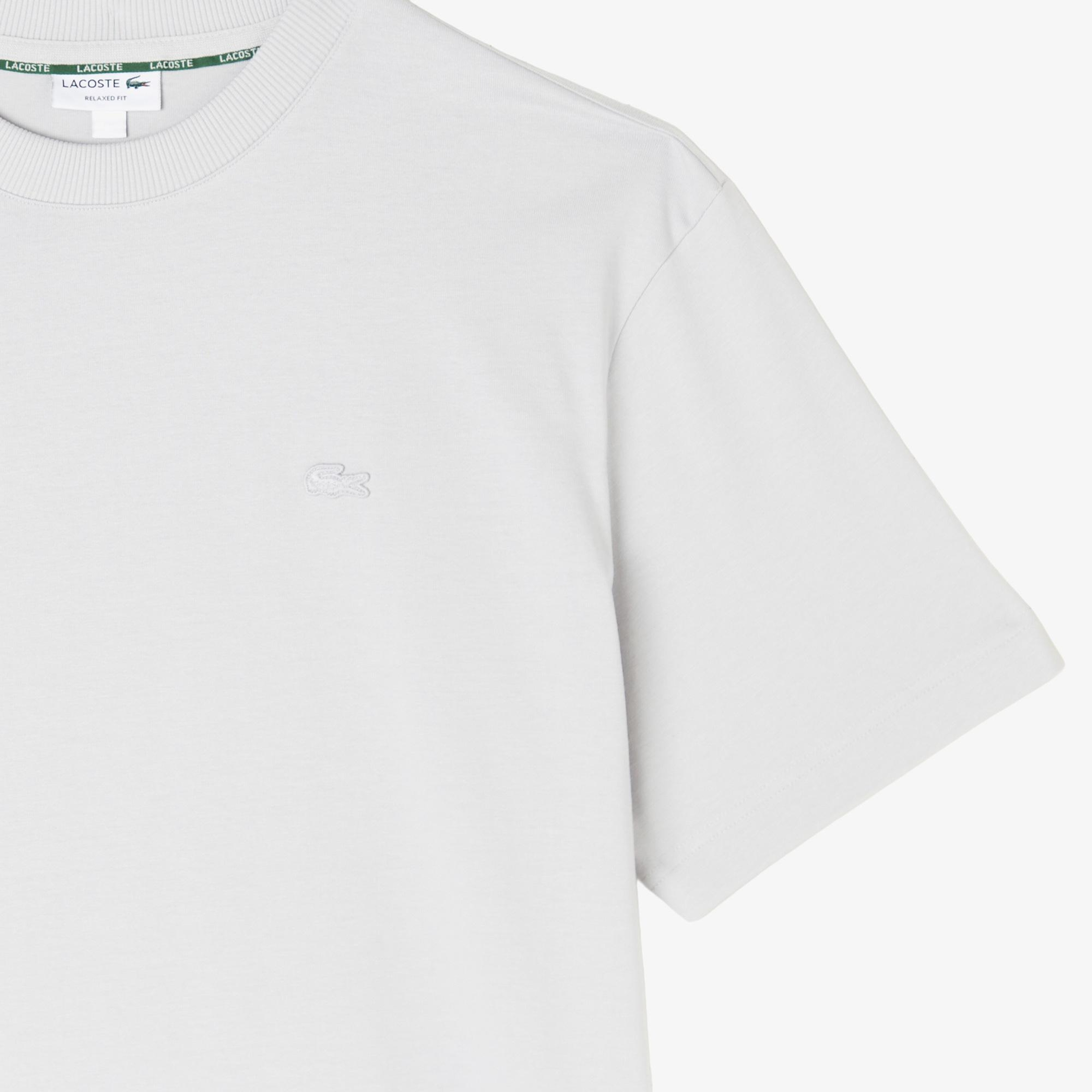 Lacoste Erkek Relaxed Fit Bisiklet Yaka Gri T-Shirt