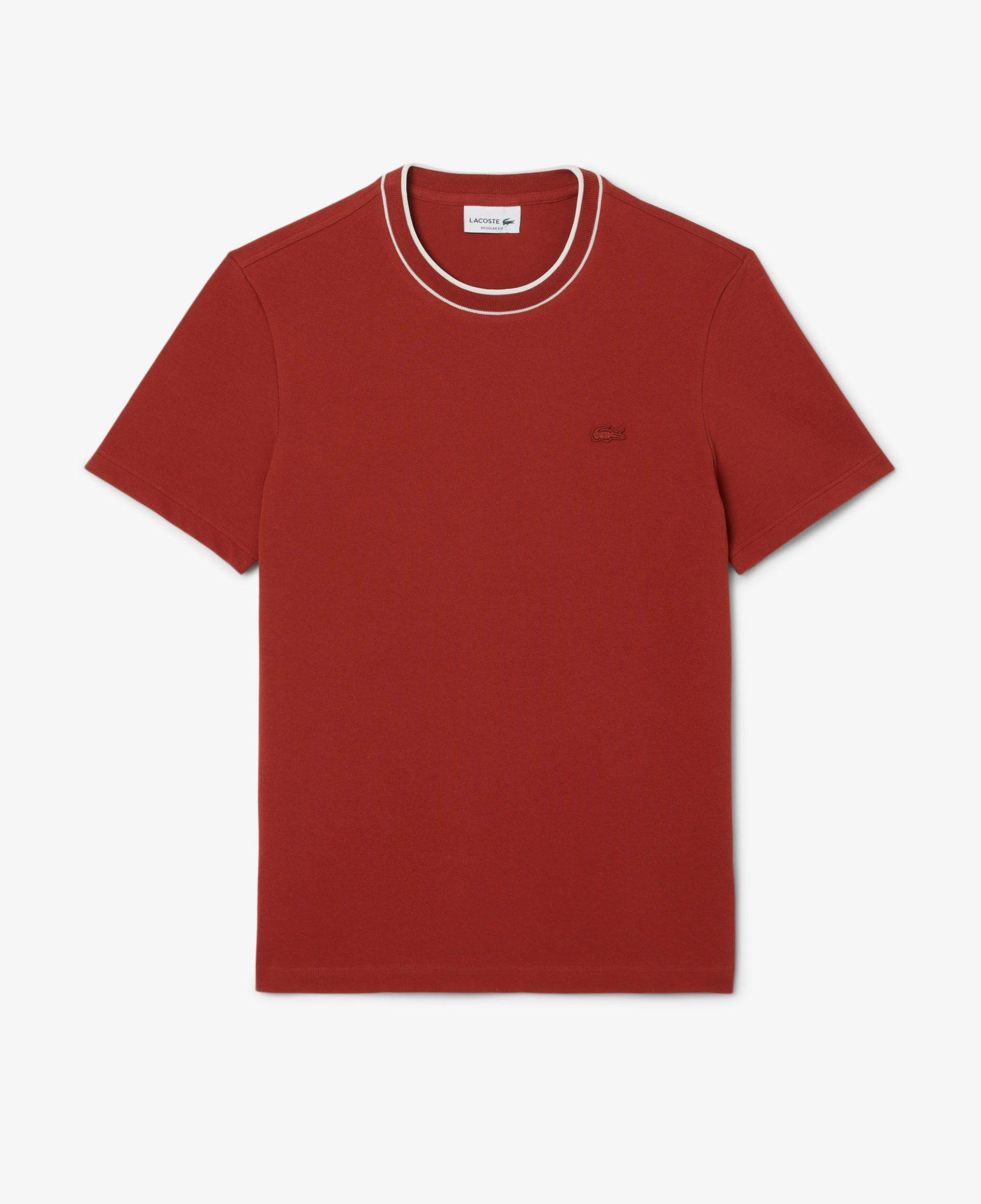 Lacoste Erkek Regular Fit Bisiklet Yaka Kırmızı T-Shirt