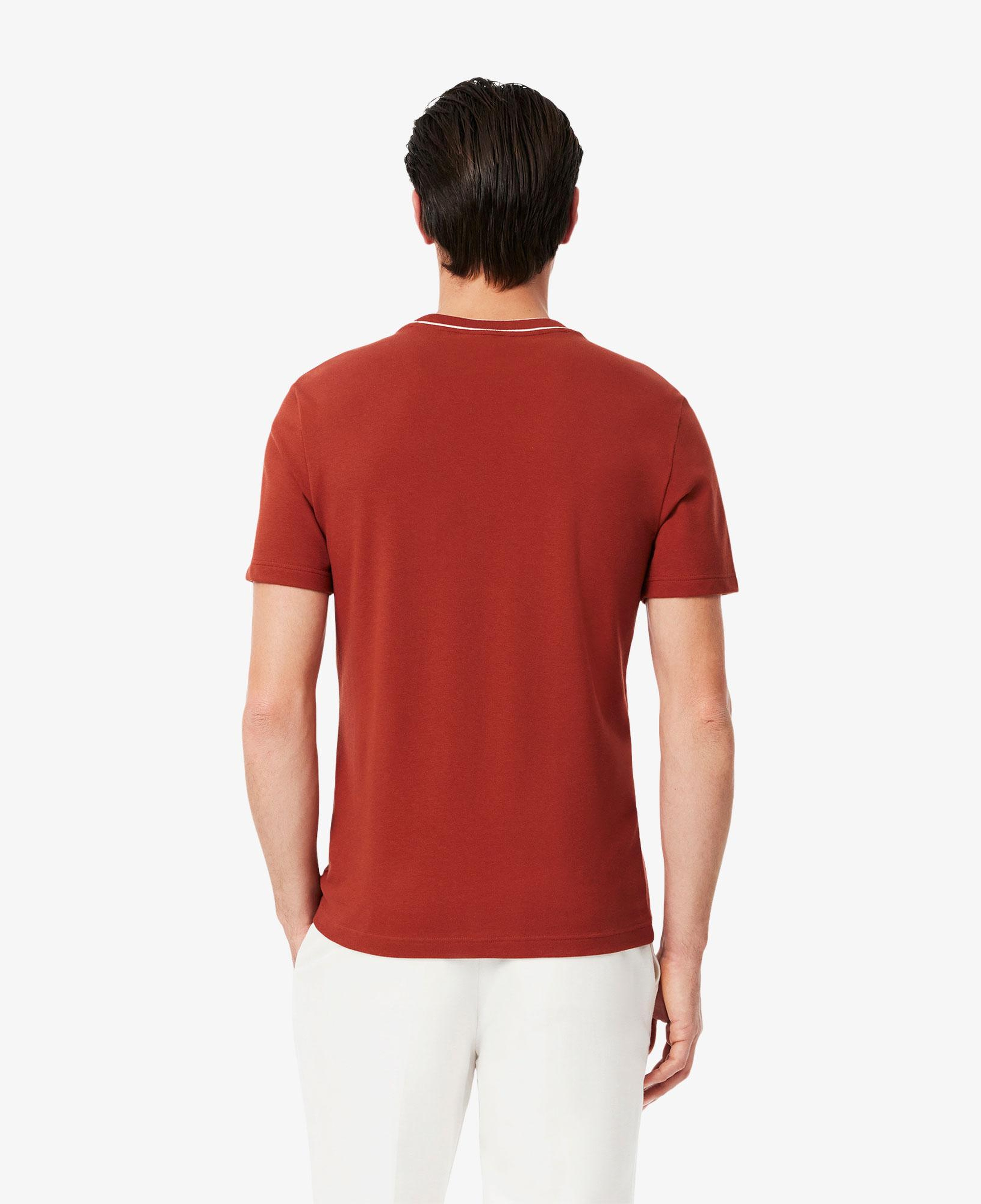 Lacoste Erkek Regular Fit Bisiklet Yaka Kırmızı T-Shirt