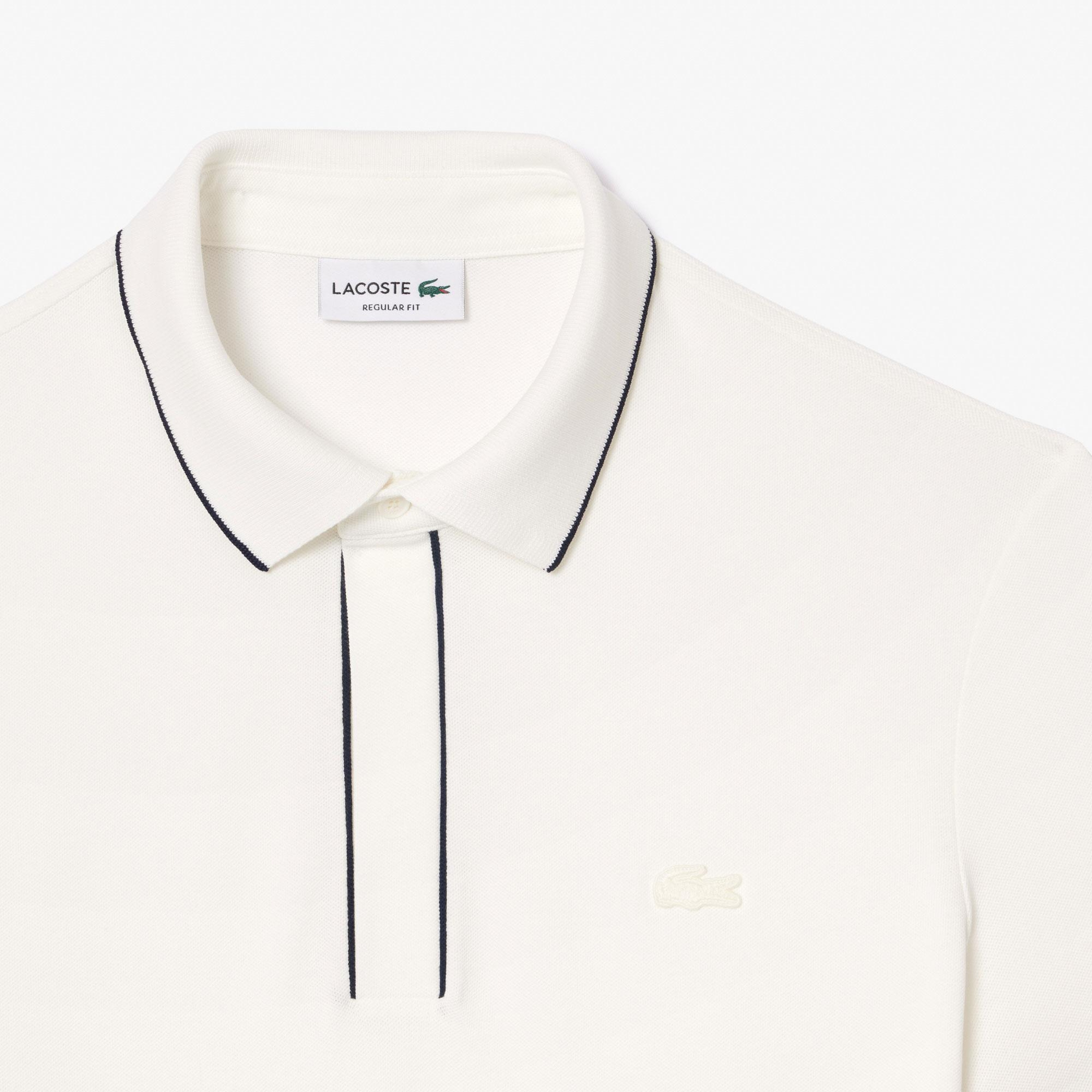 Lacoste Paris Erkek Regular Fit Beyaz Polo