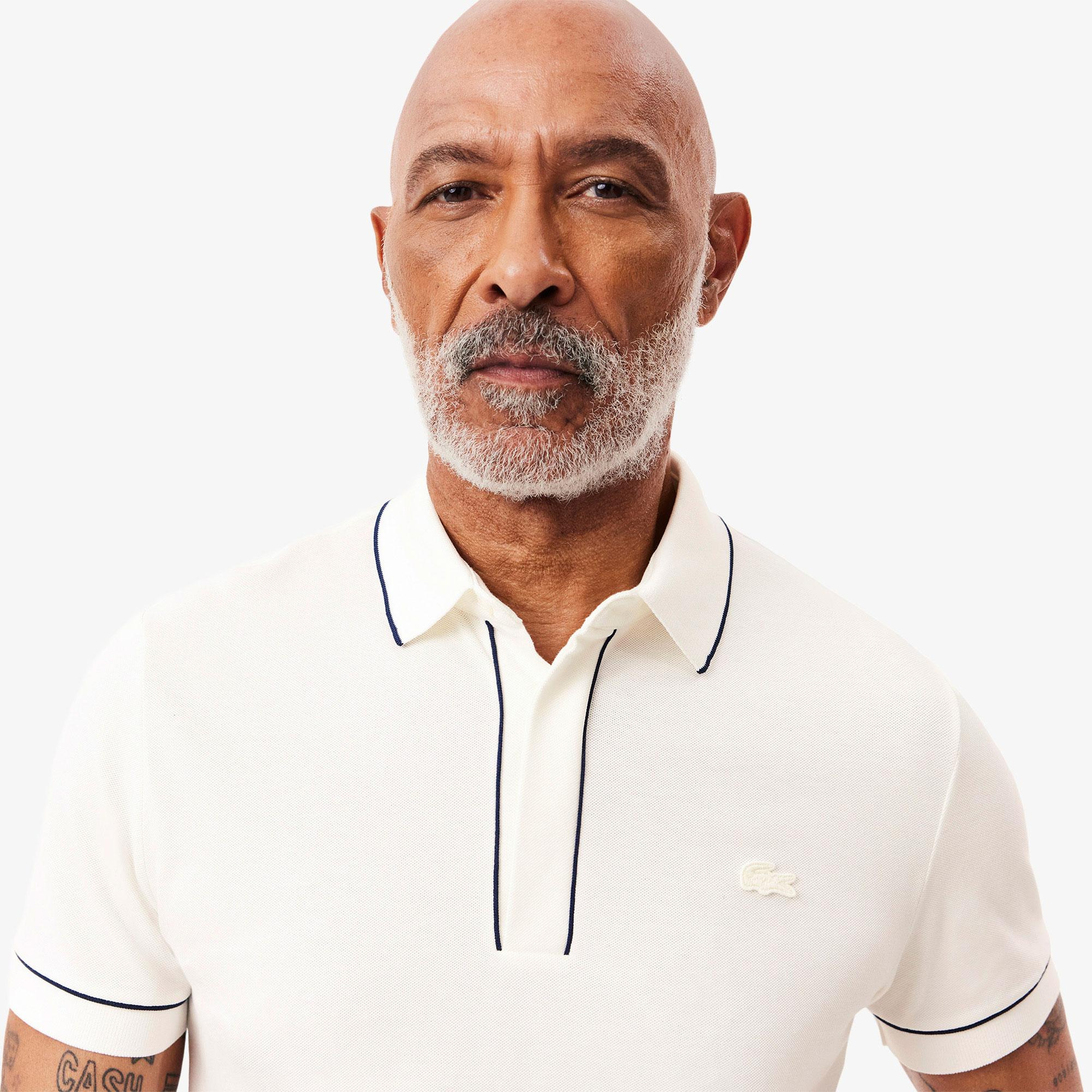 Lacoste Paris Erkek Regular Fit Beyaz Polo