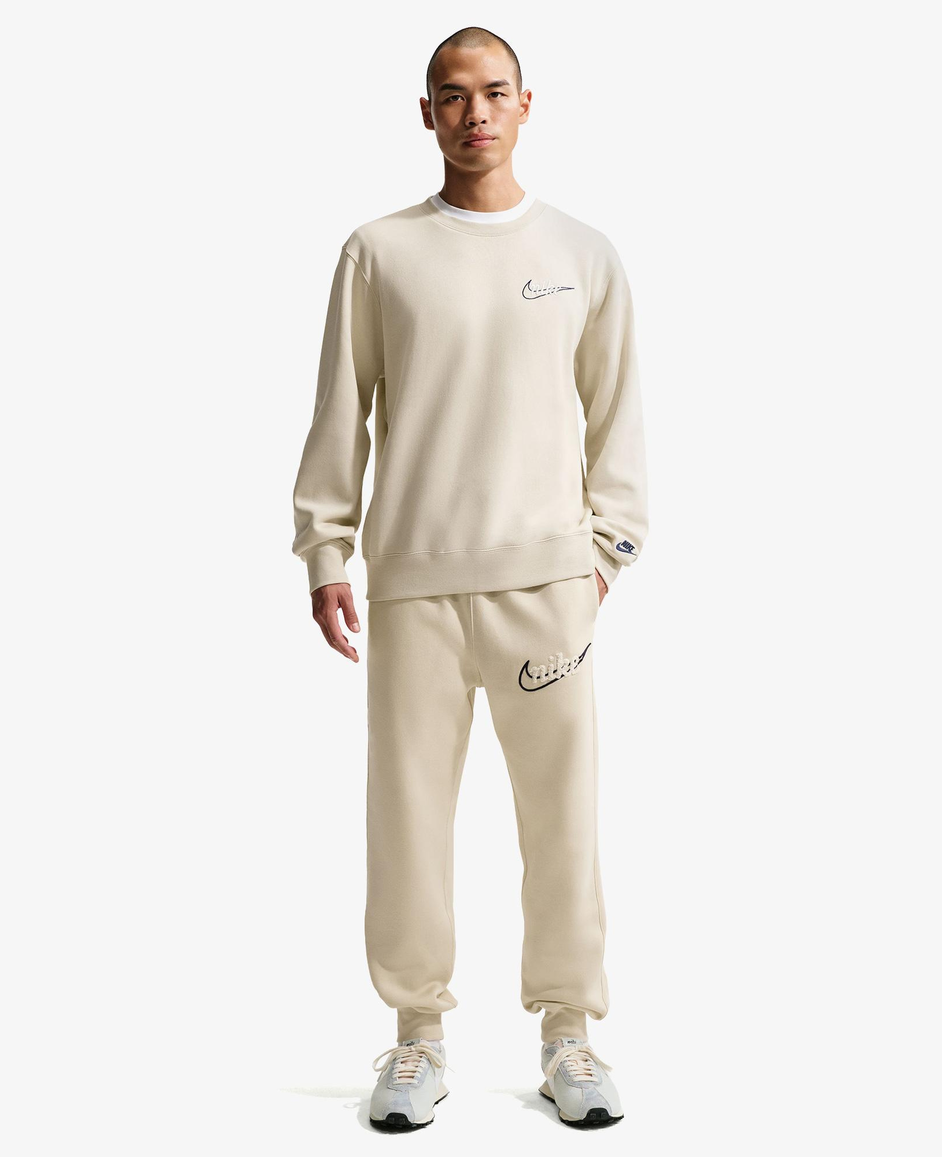 Nike Sportswear Club Jogger Erkek Krem Rengi Eşofman Altı