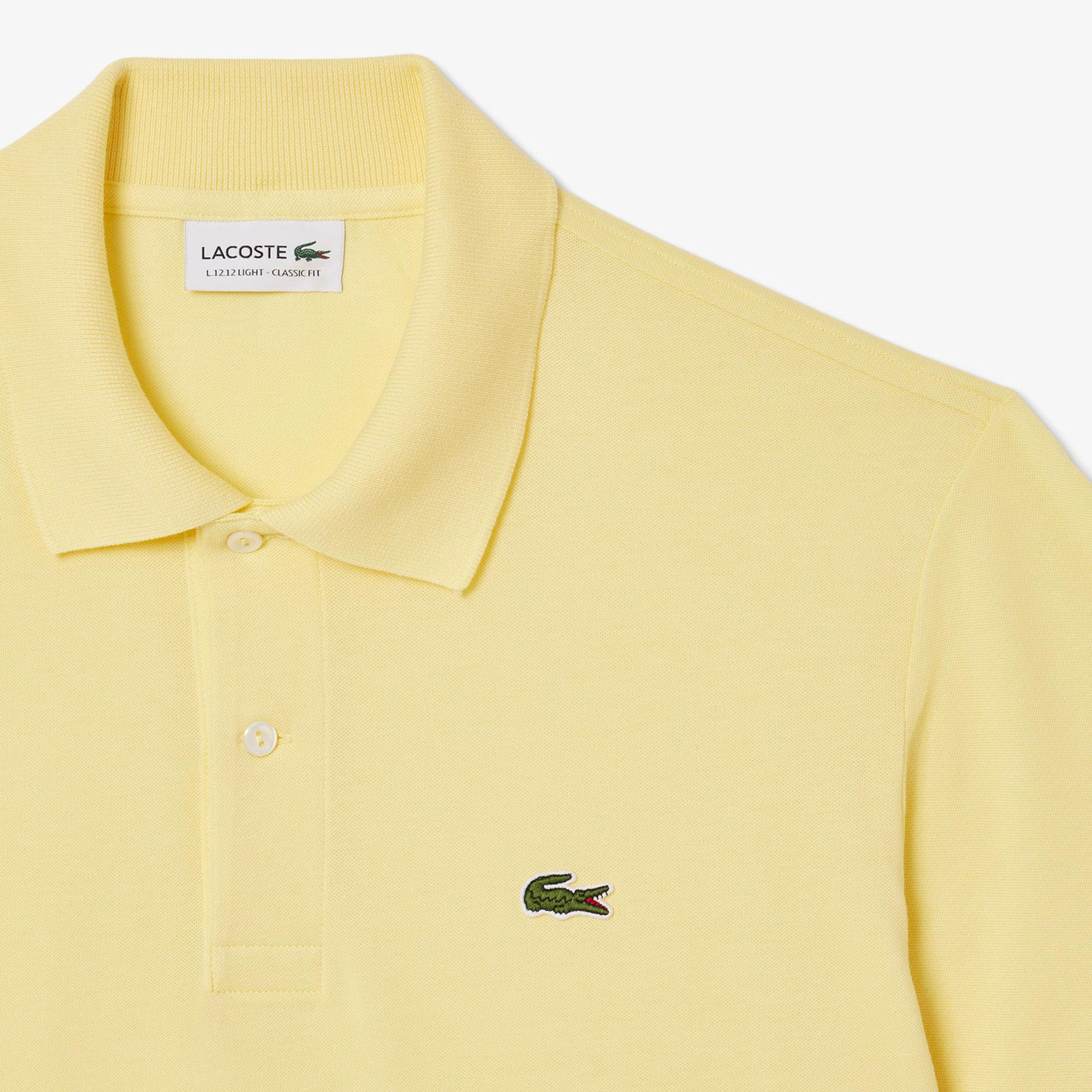 Lacoste L.12.12 Light Erkek Classic Fit Sarı Polo