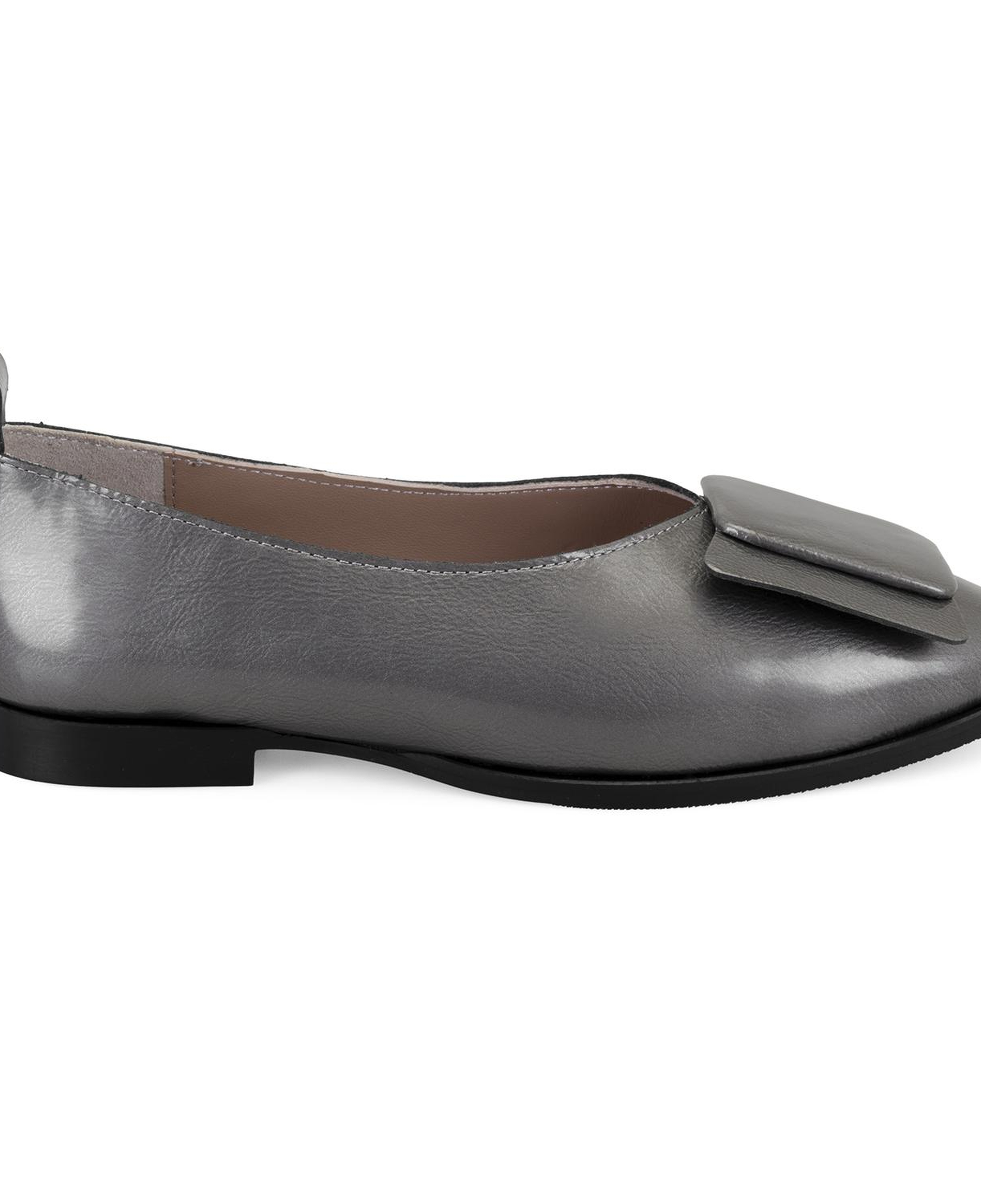 Kadın Platin Deri Babet