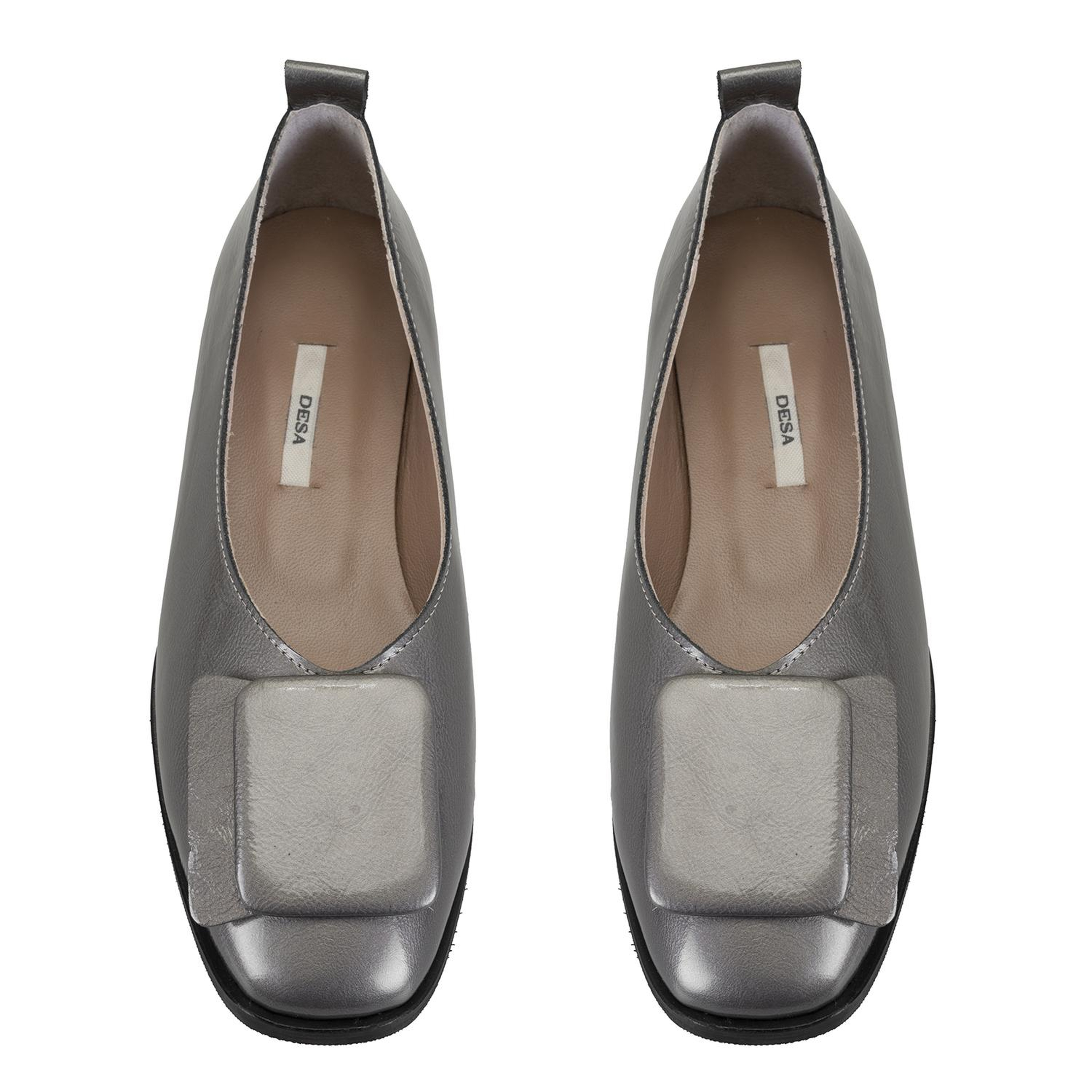 Kadın Platin Deri Babet