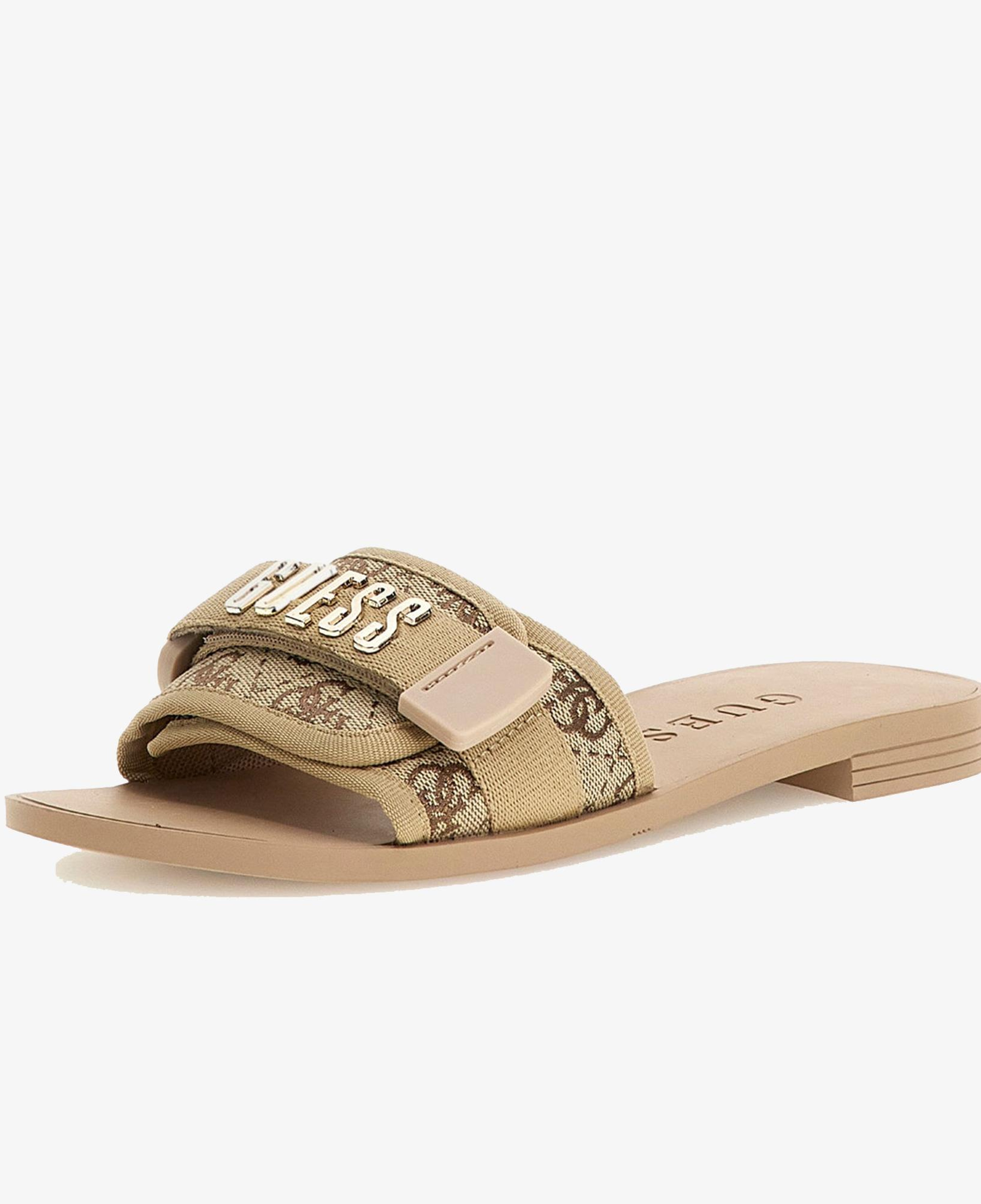 Guess Elyze Kadın Bej Terlik