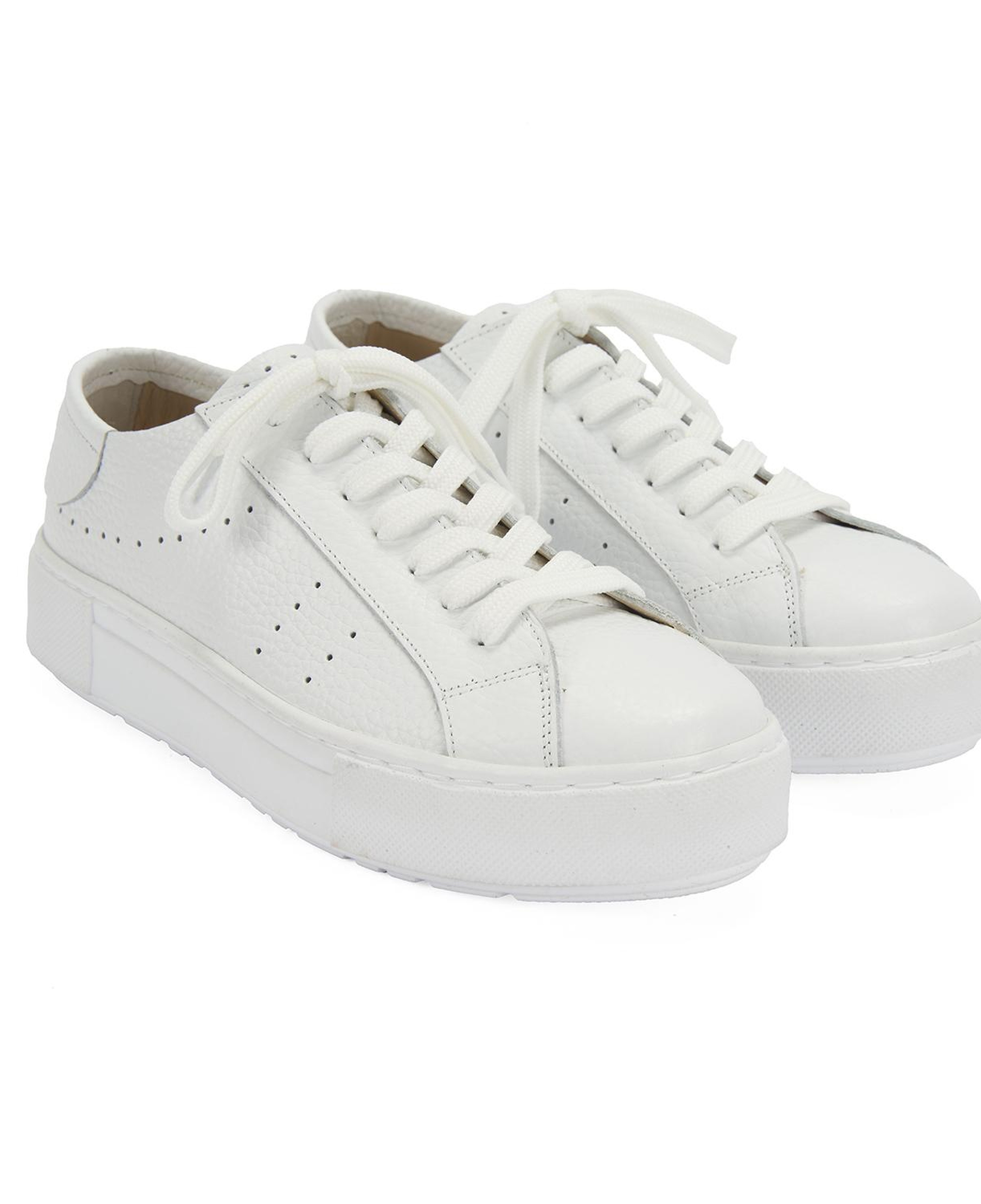 Kadın Beyaz Deri Spor Ayakkabı