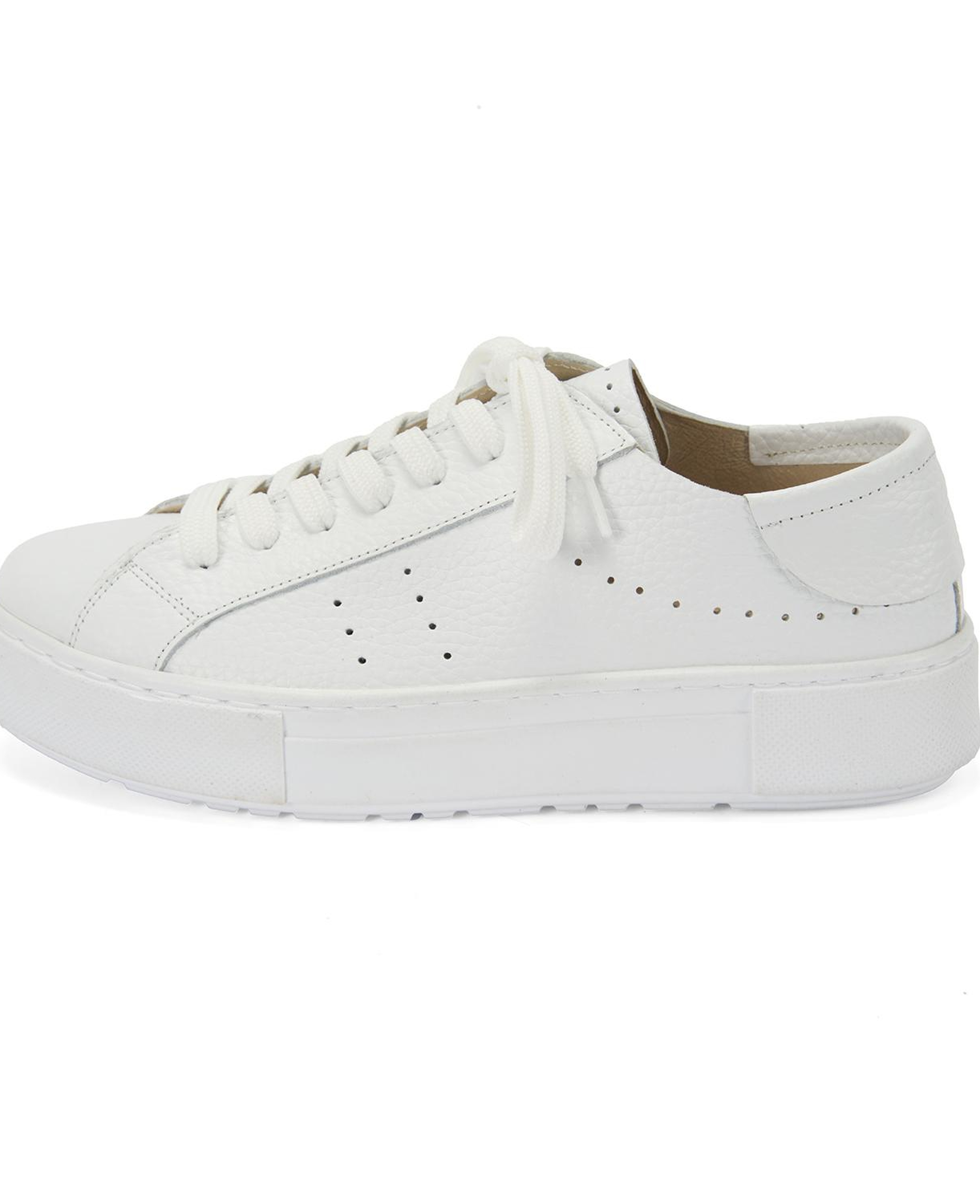 Kadın Beyaz Deri Spor Ayakkabı