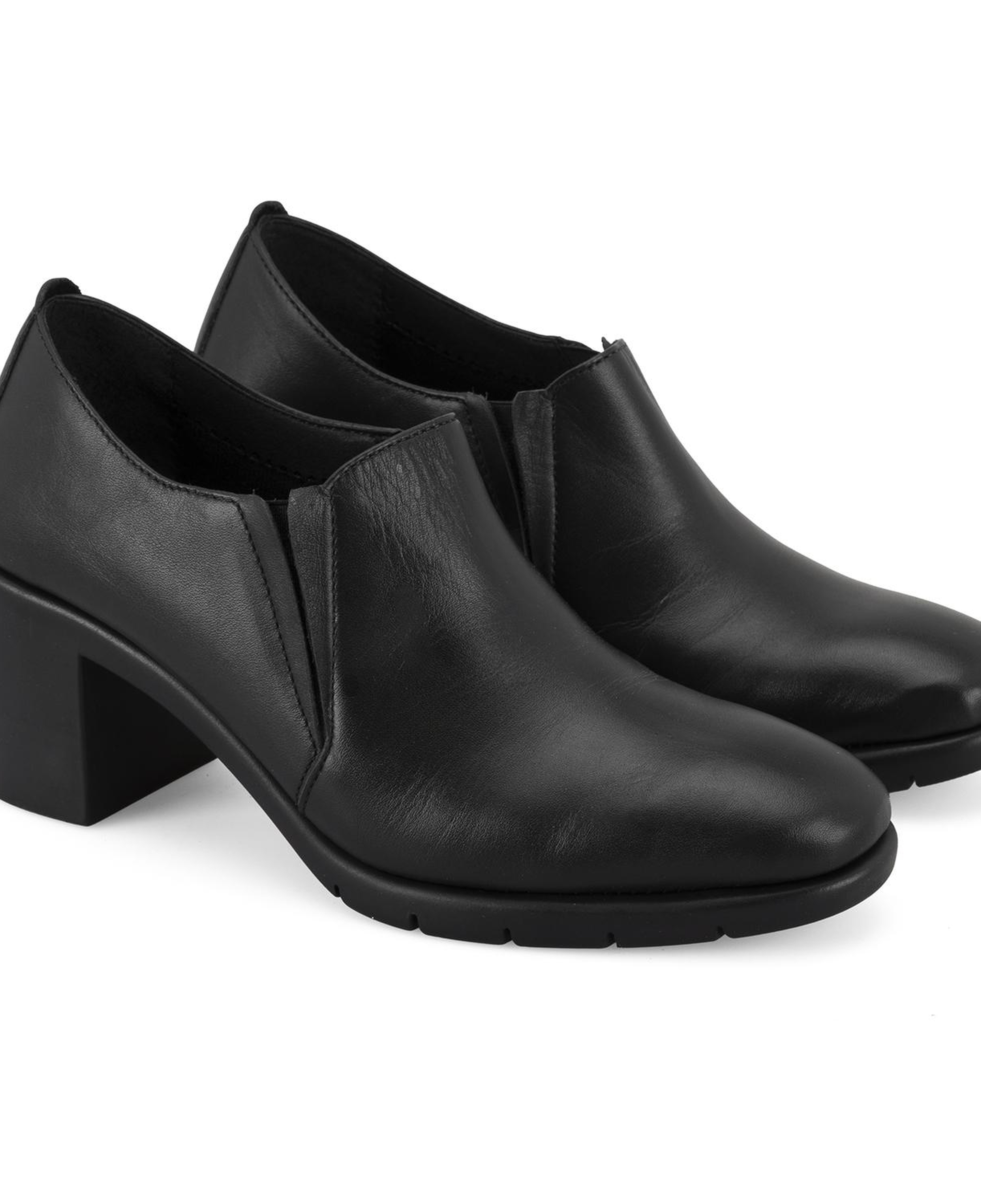 Kadın Siyah DesaComfort Topuklu Deri Günlük Ayakkabı