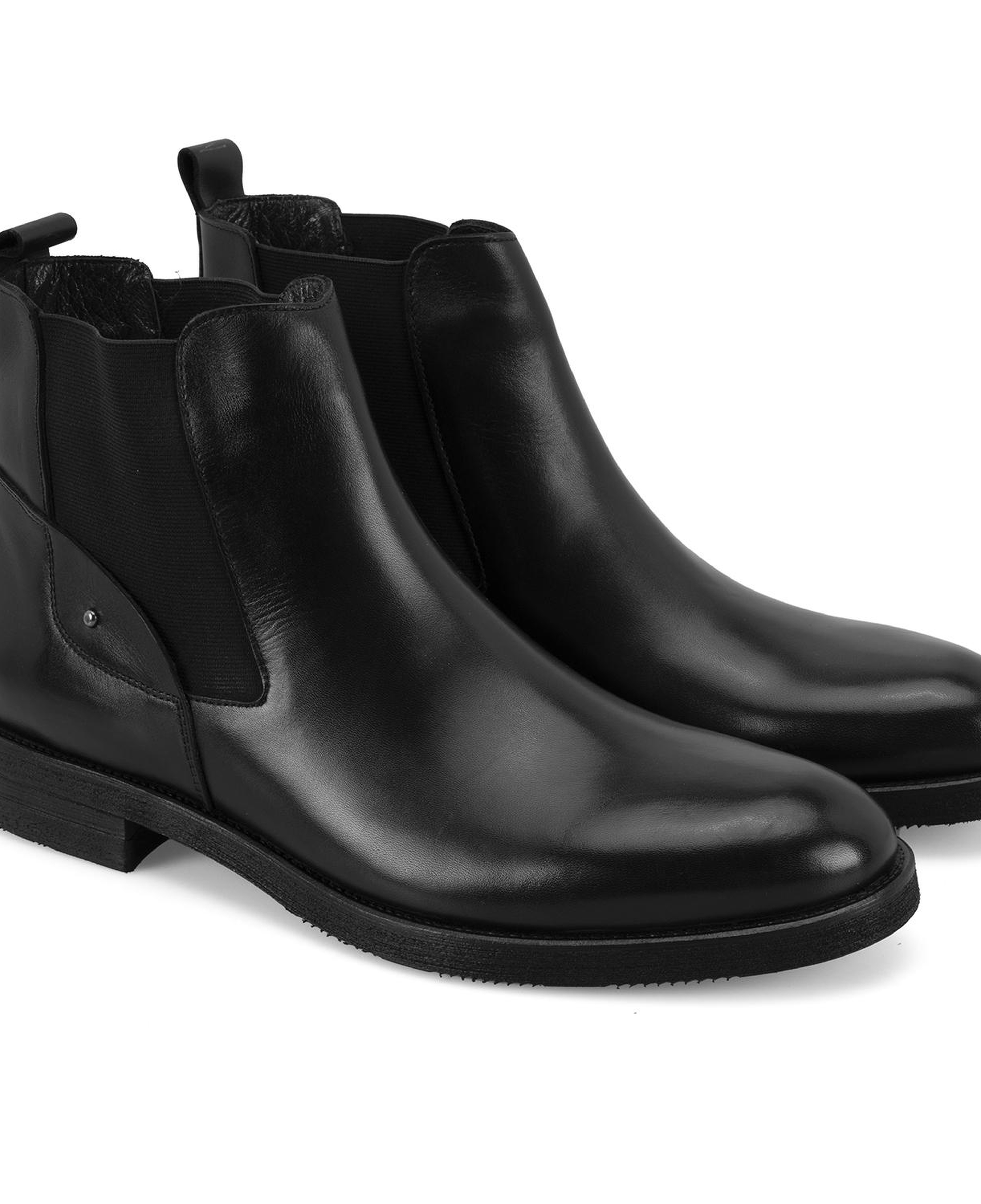 Calistane Siyah Erkek Deri Bot