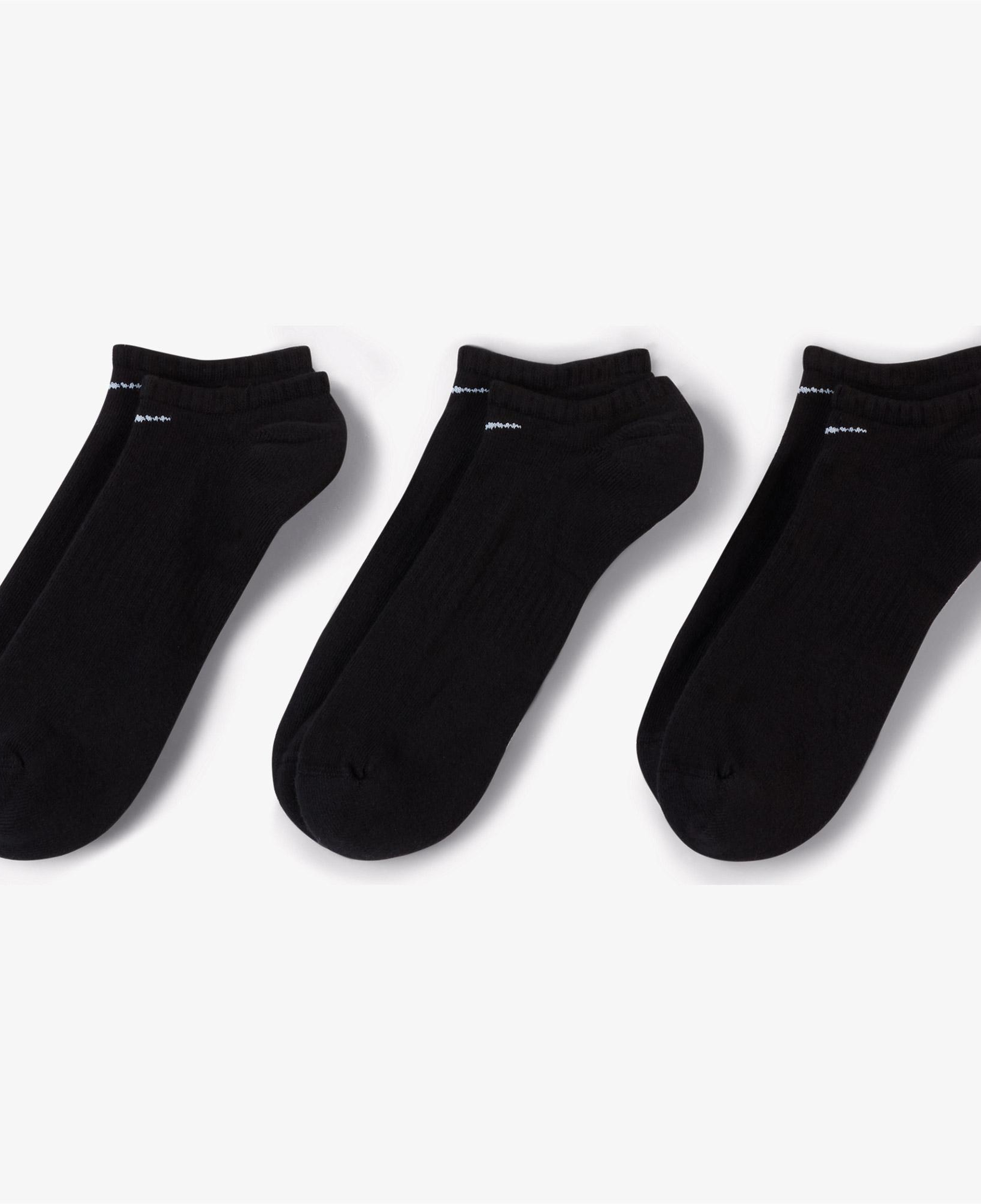 Nike U Everyday Cush Ns 3'lü Unisex Siyah Çorap