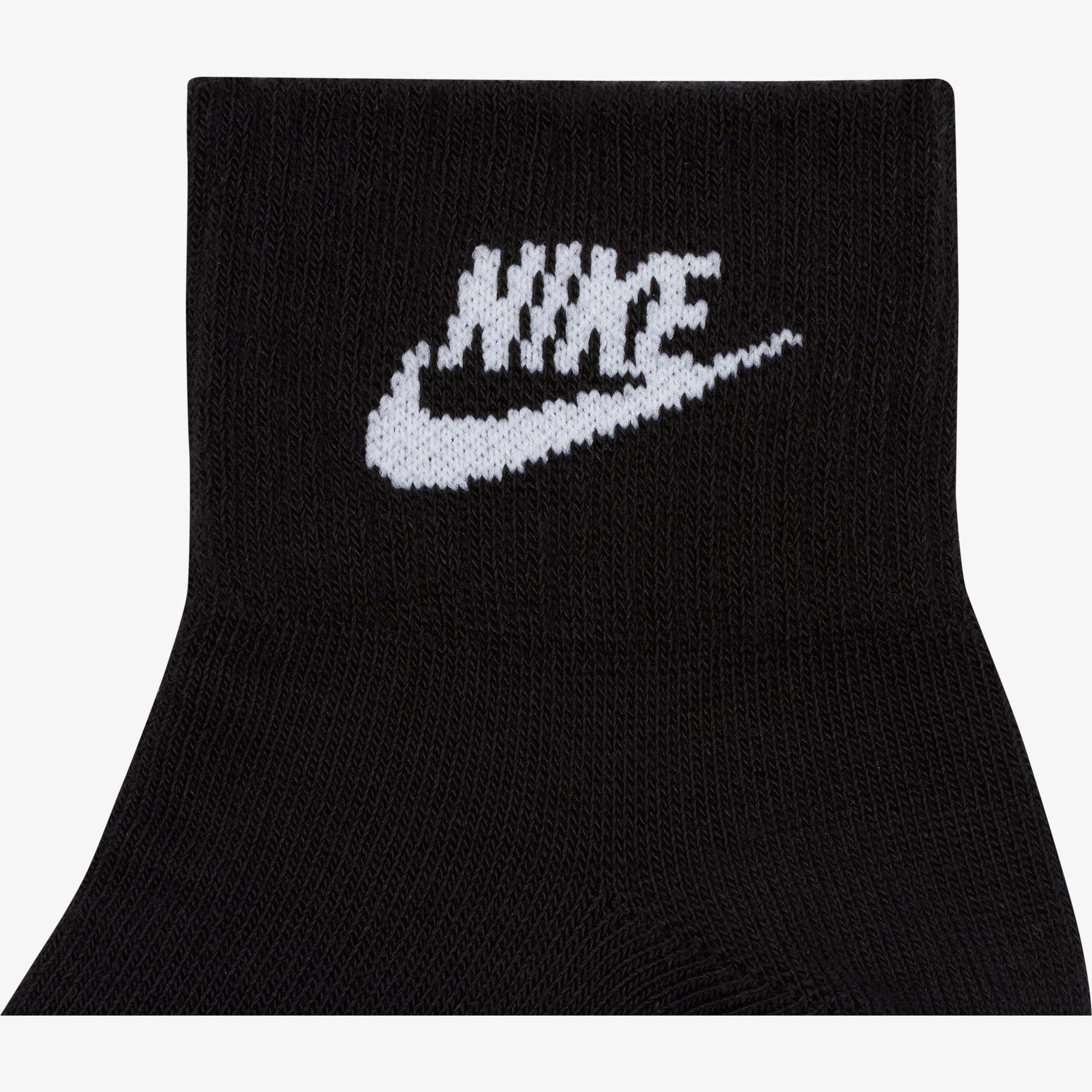 Nike Sportswear Everyday Essential An 3'lü Unisex Siyah Çorap
