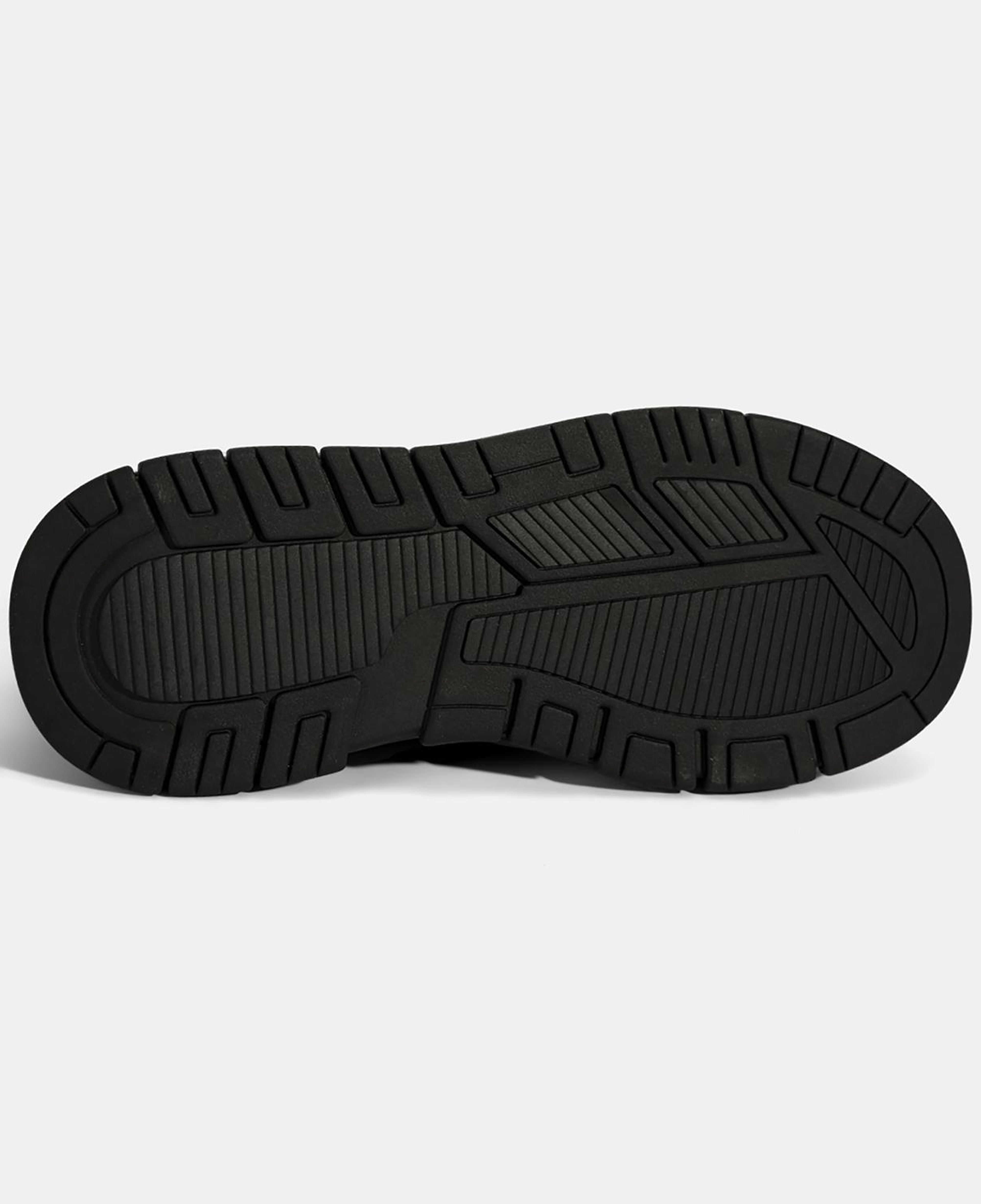 Erkek Siyah Bağcıklı Kalın Tabanlı Deri Ayakkabı