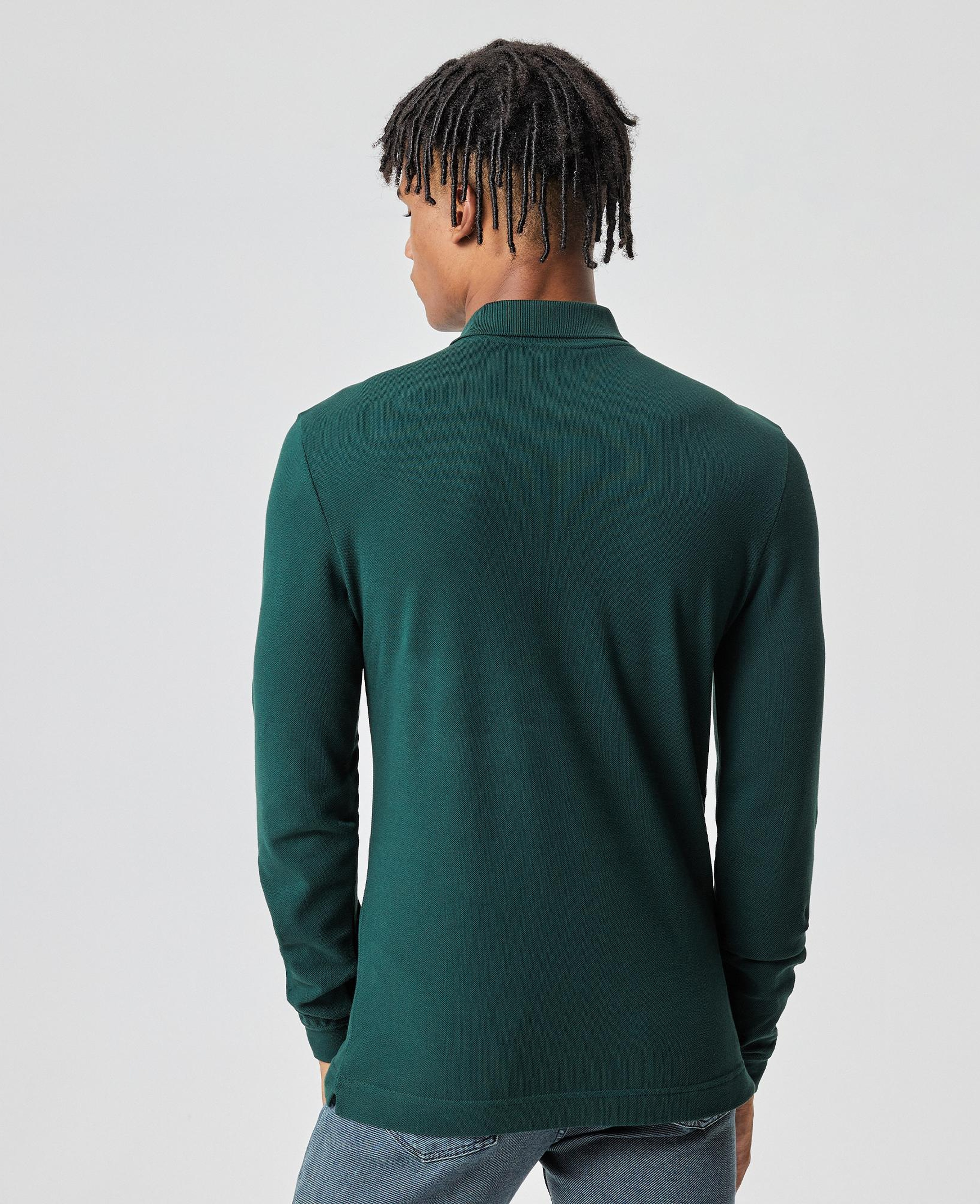 Lacoste L.12.12 Erkek Slim Fit Uzun Kollu Yeşil Polo