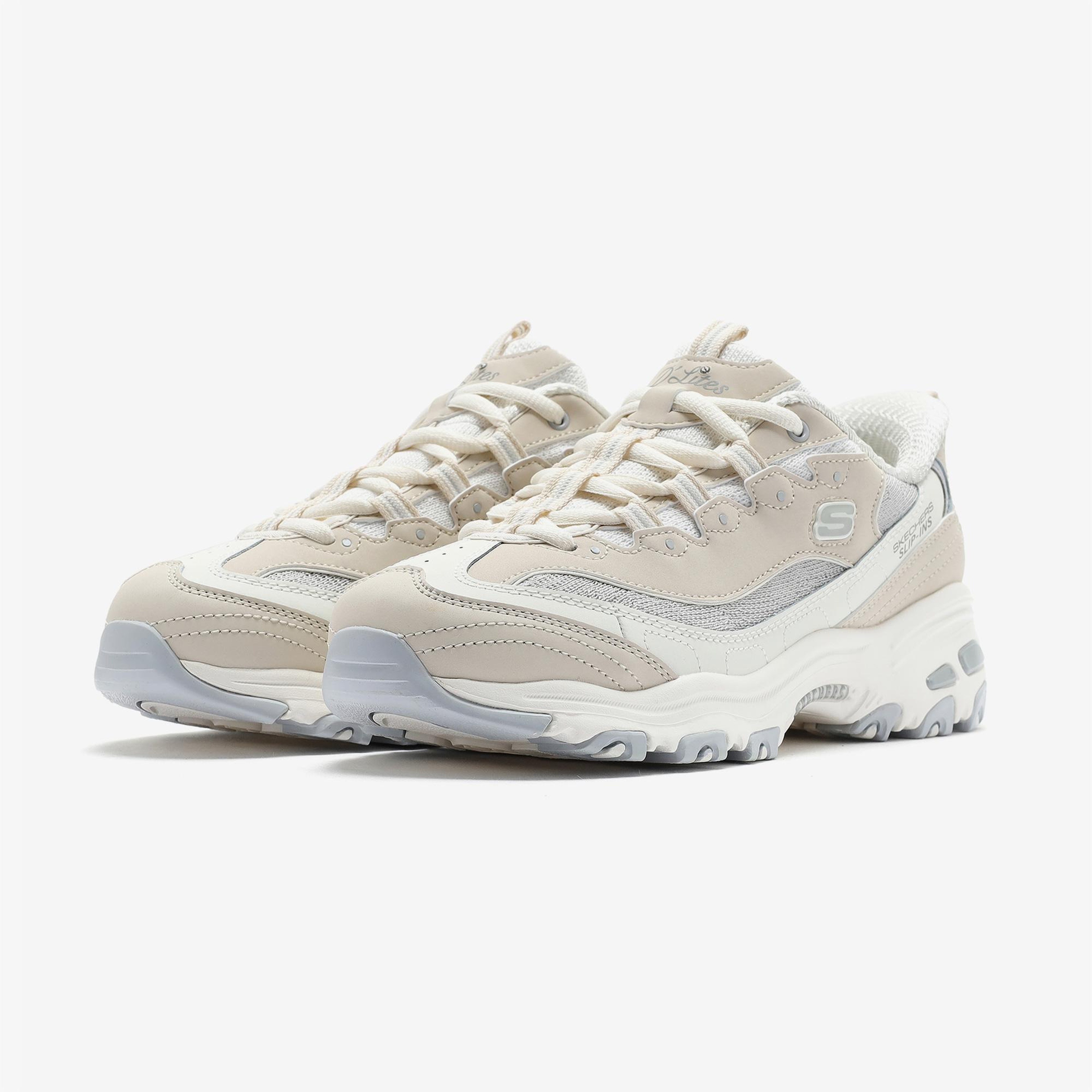 Skechers D'lites Smooth Nostalgıa Kadın Beyaz Sneaker