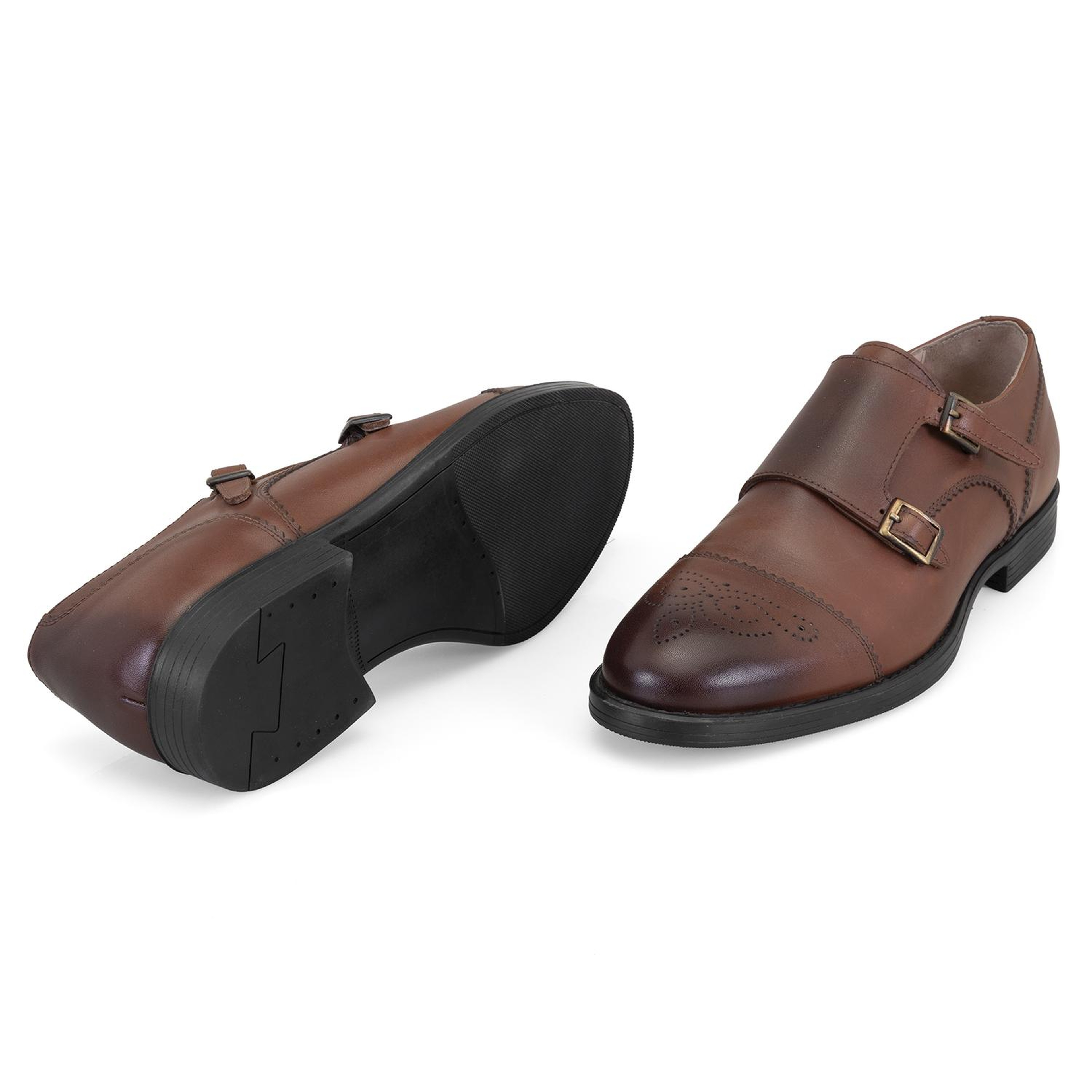 Kadın Taba Deri Klasik Ayakkabı