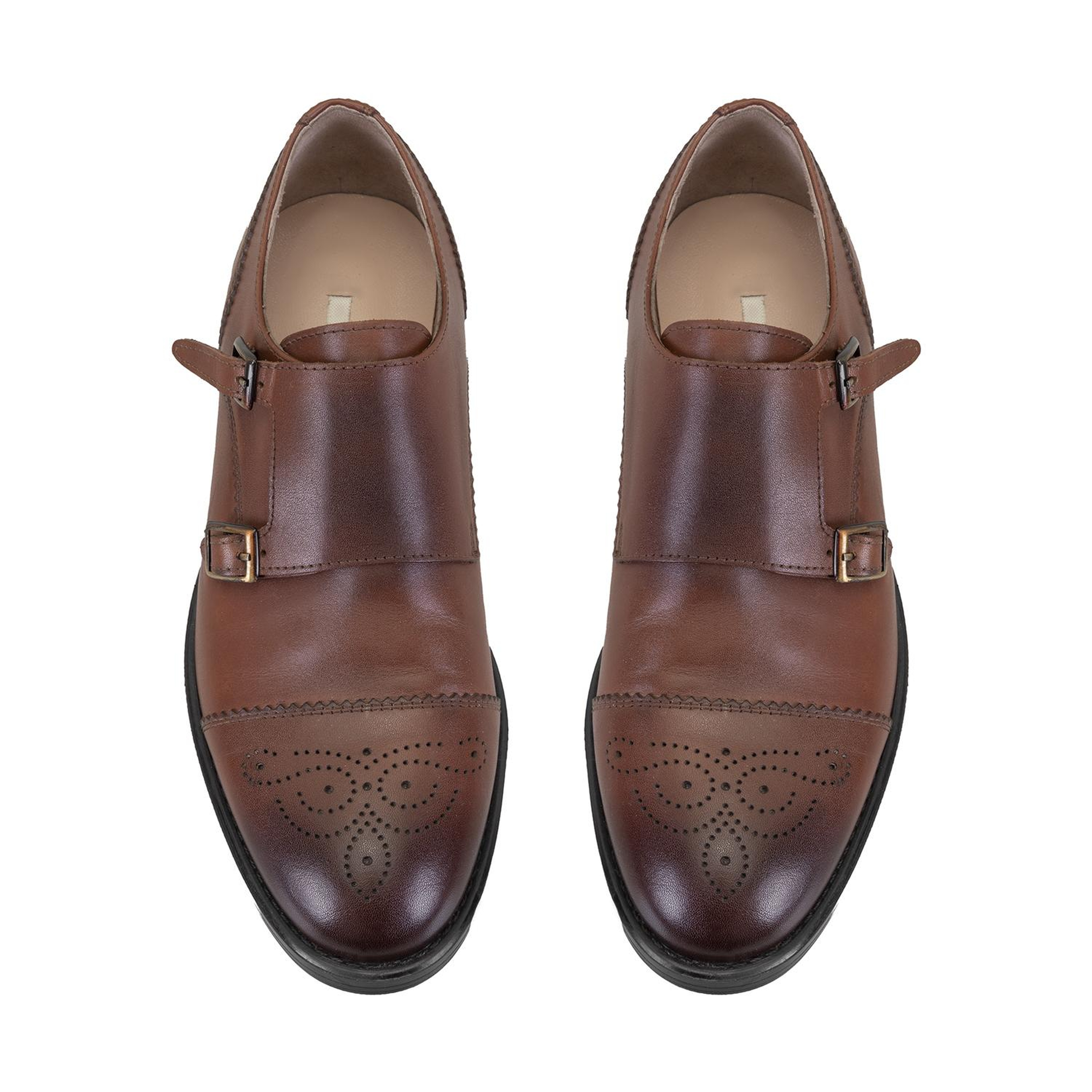 Kadın Taba Deri Klasik Ayakkabı