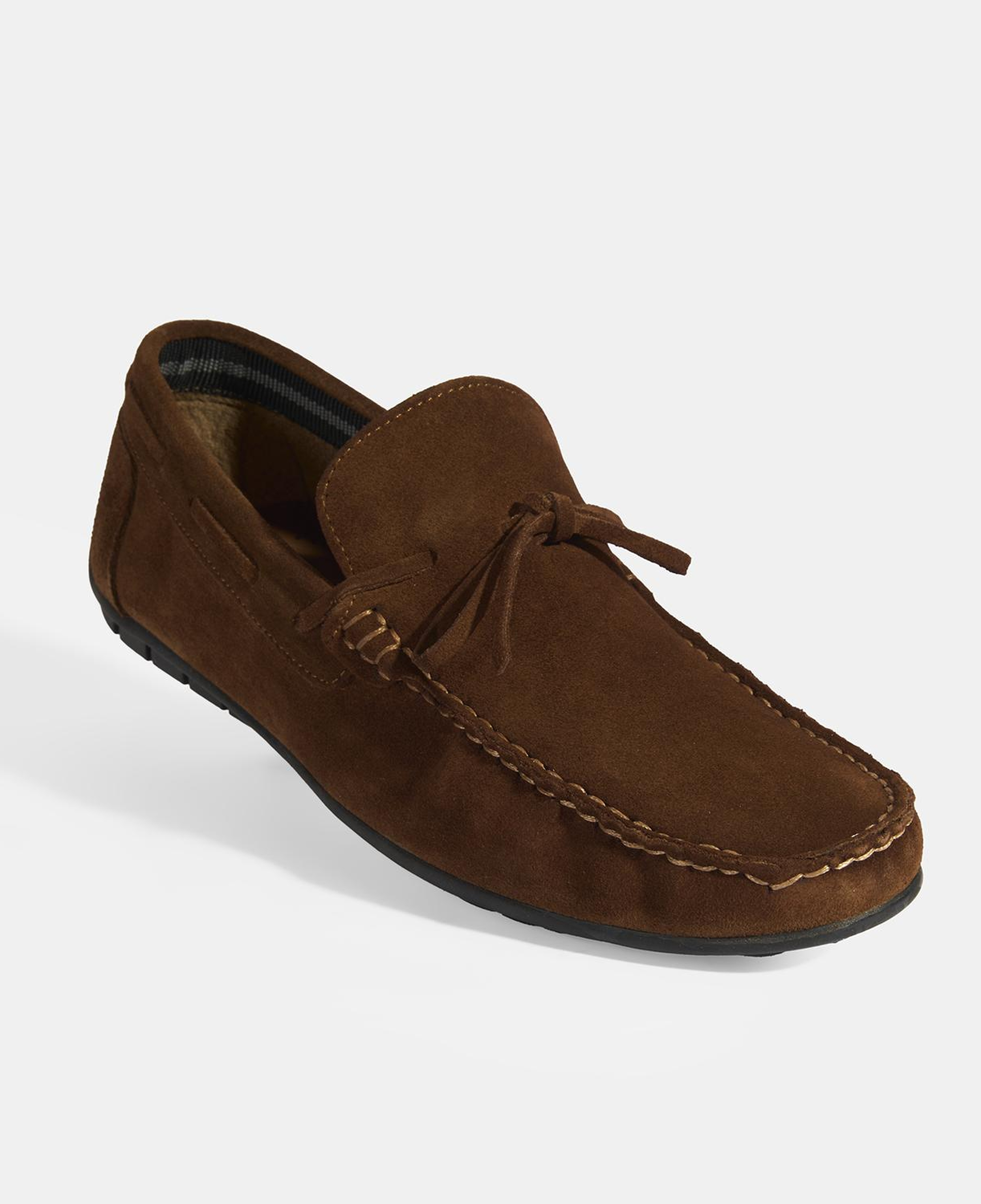 Calandra Taba Erkek Bağcık Detaylı Slip-On Süet Loafer