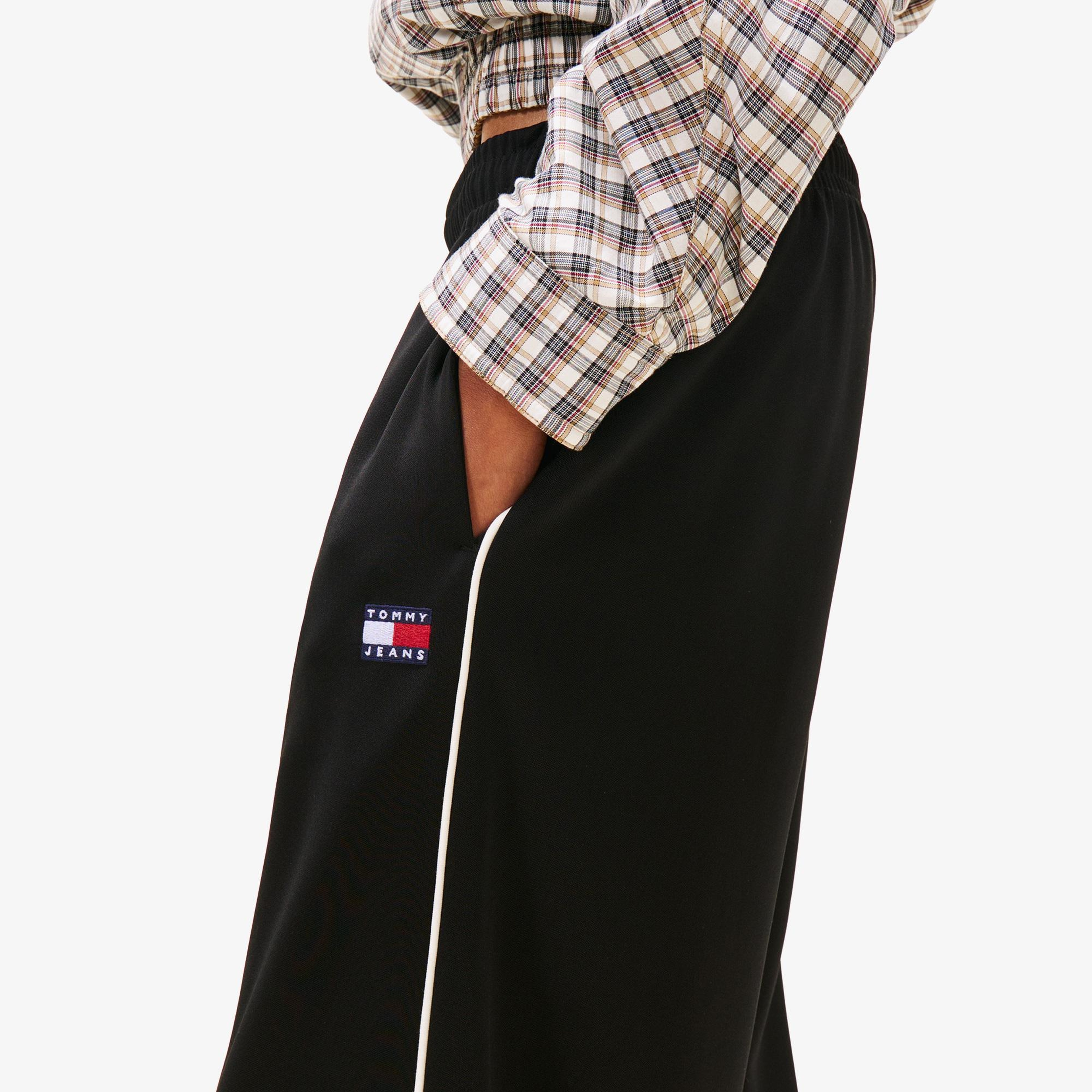 Tommy Hilfiger Badge Kadın Siyah Eşofman Altı