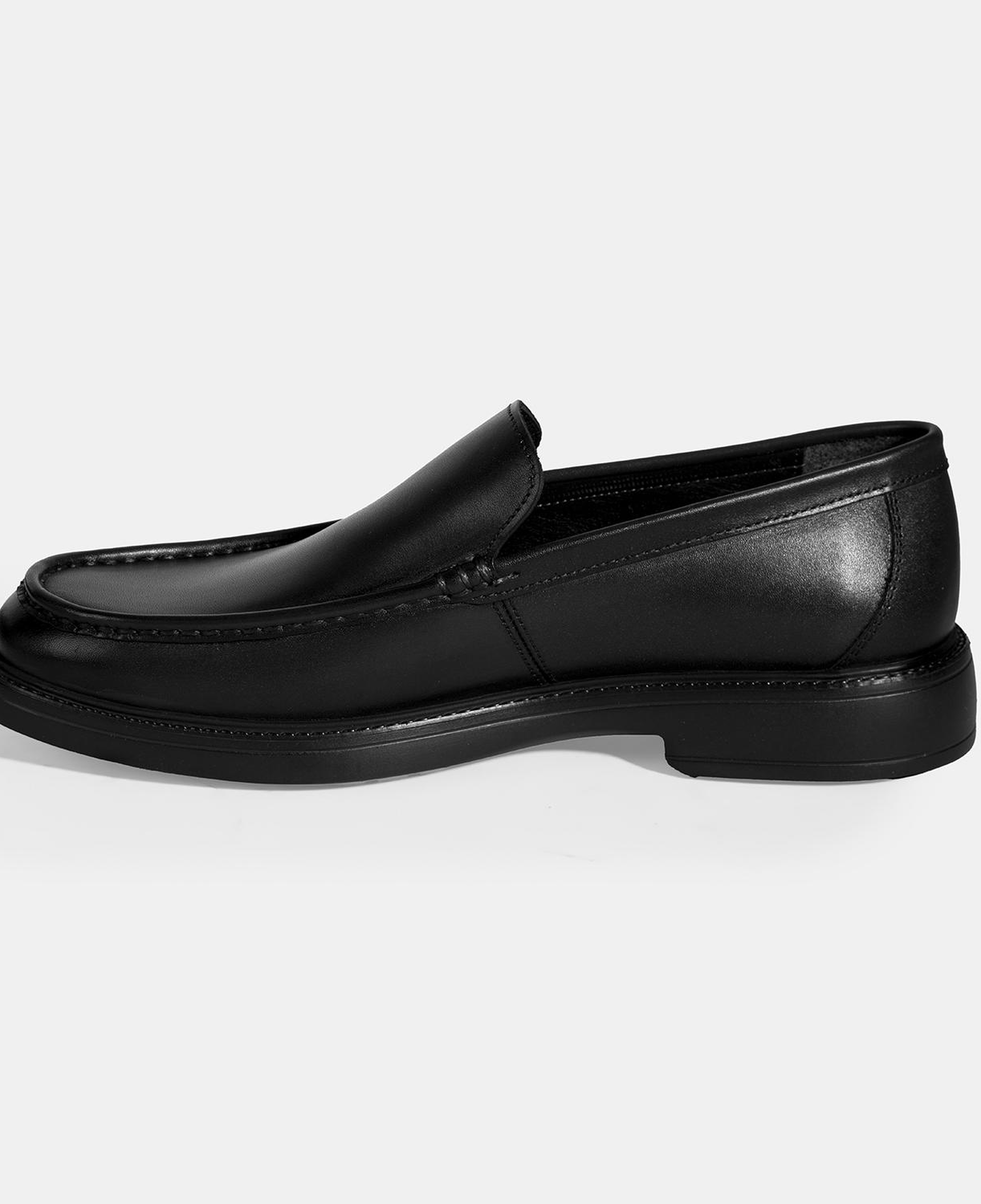 Erkek Siyah Deri Loafer