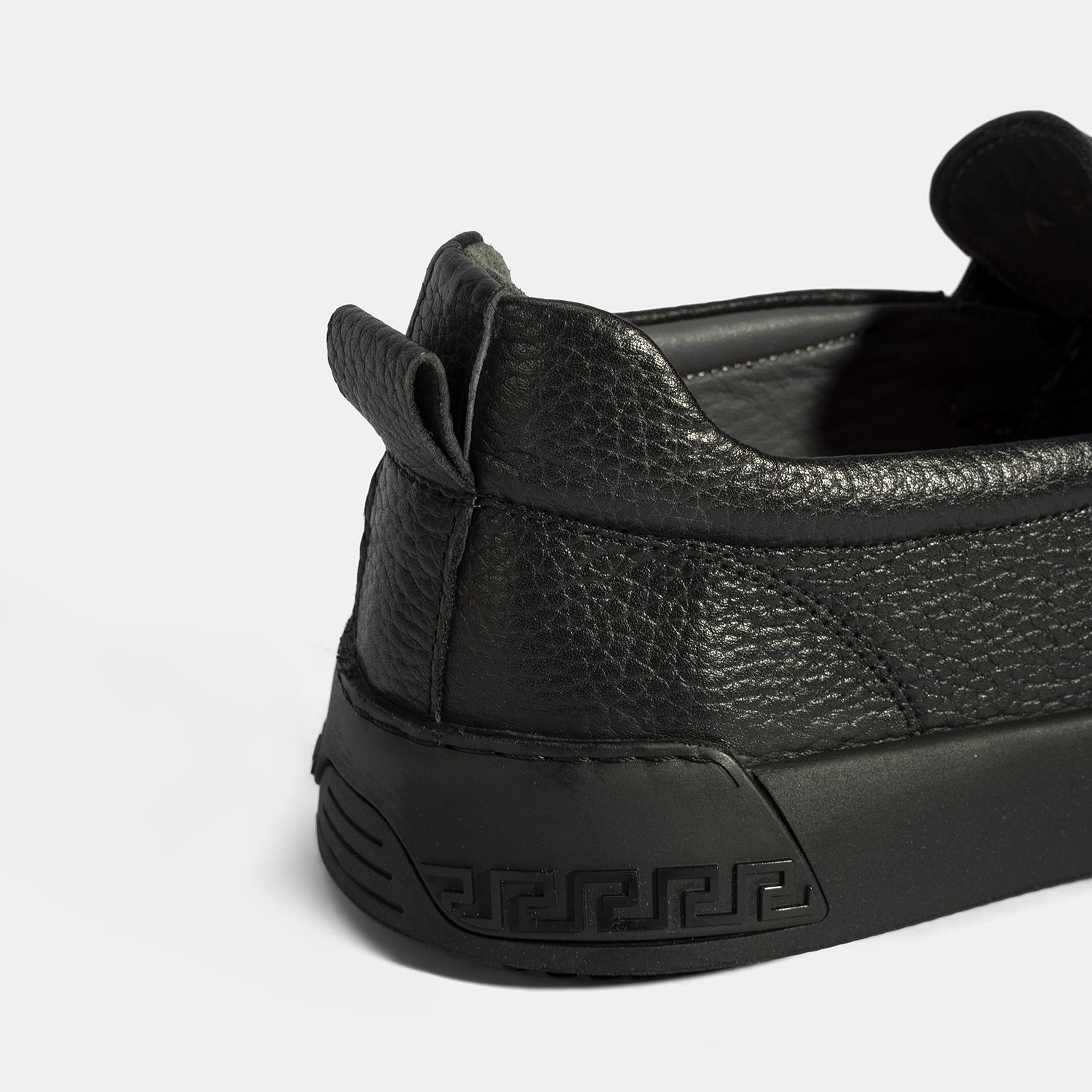 Erkek Siyah Deri Loafer